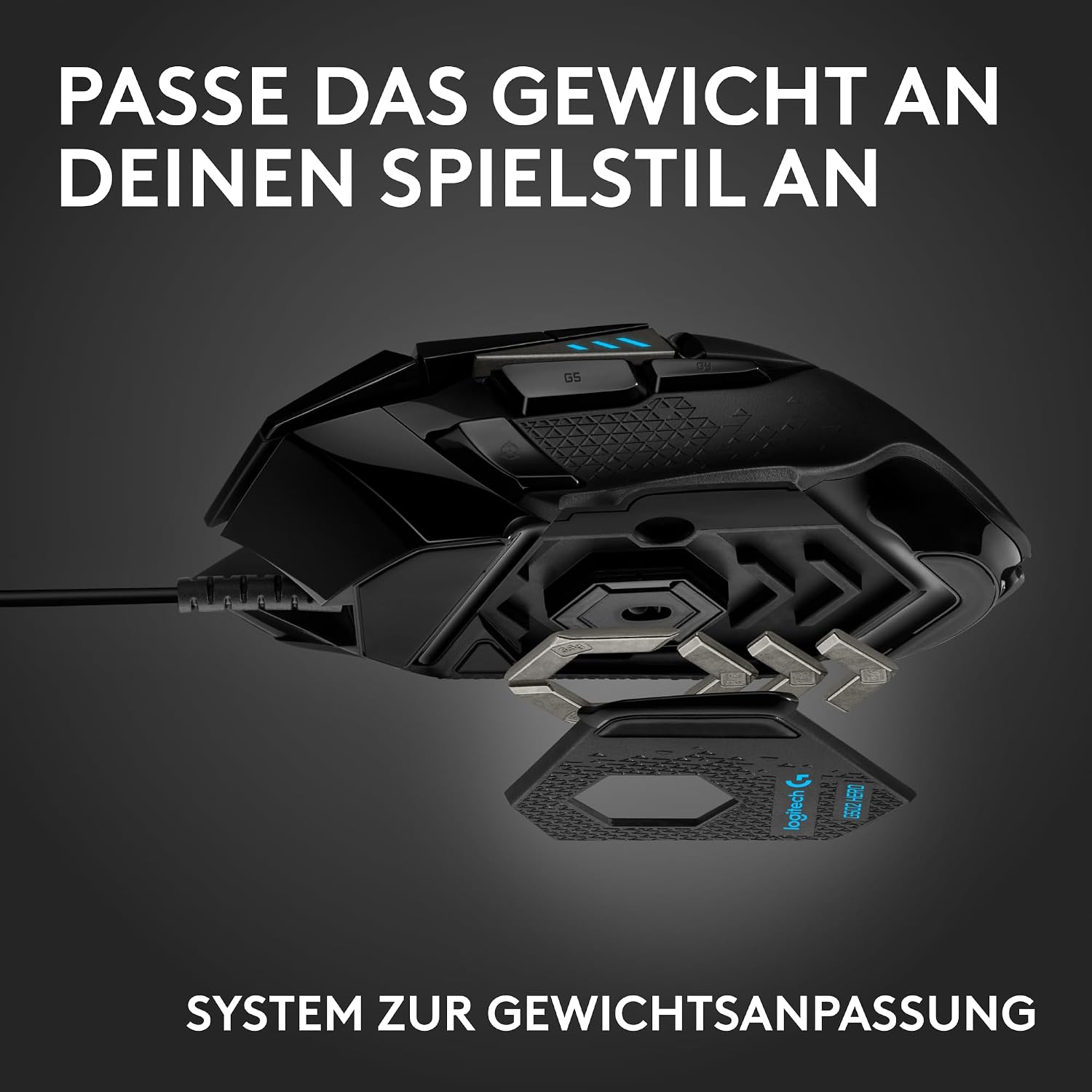 Logitech G G502 HERO High-Performance Gaming-Maus – Bild 3