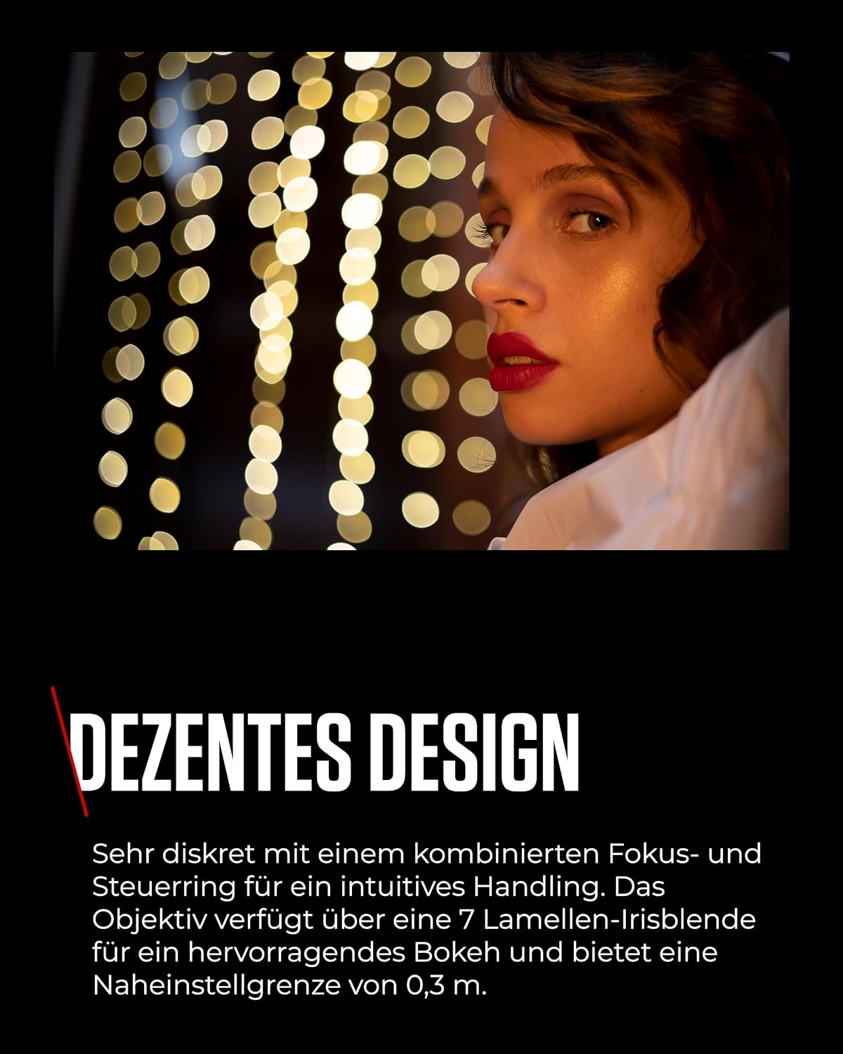 Canon RF 50 mm F1.8 STM Objektiv, Kompakt und Leicht, Hohe Lichtstärke von 1:1,8, Kompatibel mit Allen Canon Kameras der EOS R Serie, Schwarz – Bild 4