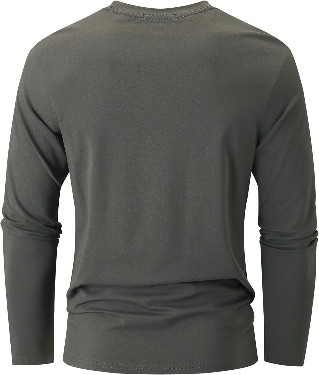 VEIISAR Herren T-Shirt, Athletic Fit, Baumwoll-Stretch,Unterzieh-Shirt – Bild 3