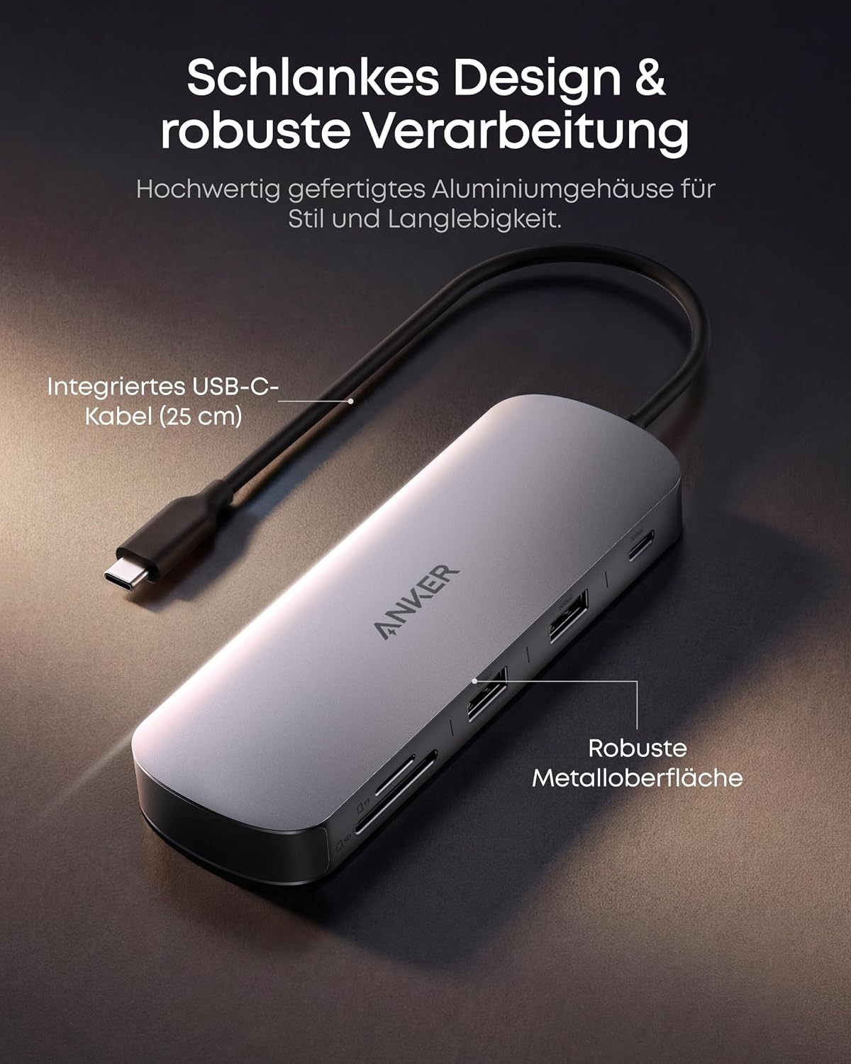Anker Nano 8-in-1 USB C Hub, Dual-Monitor Docking Station mit 4K@60Hz HDMI – Bild 7