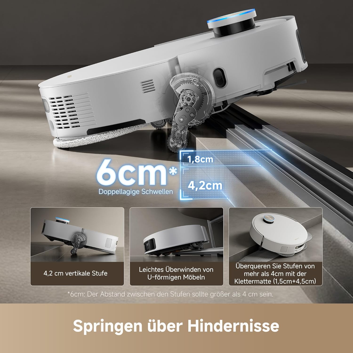 dreame X50 Ultra Complete Saugroboter mit Wischfunktion,20.000 Pa – Bild 2
