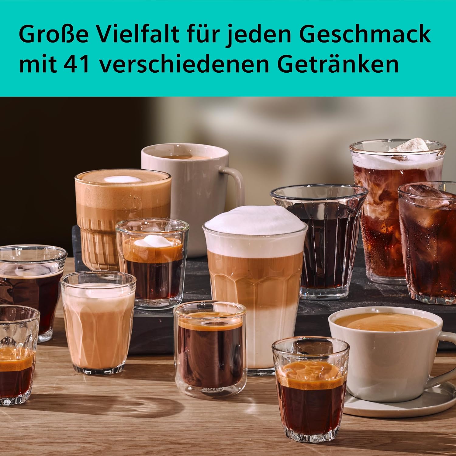 Siemens Kaffeevollautomat EQ700i Aroma, TP725E01, Grau, >40 Getränke – Bild 3