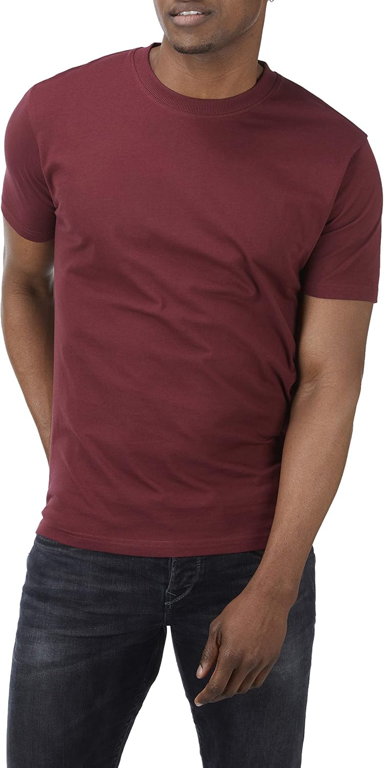 Charles Wilson 5er Packung Einfarbige T-Shirts mit Rundhalsausschnitt – Bild 7