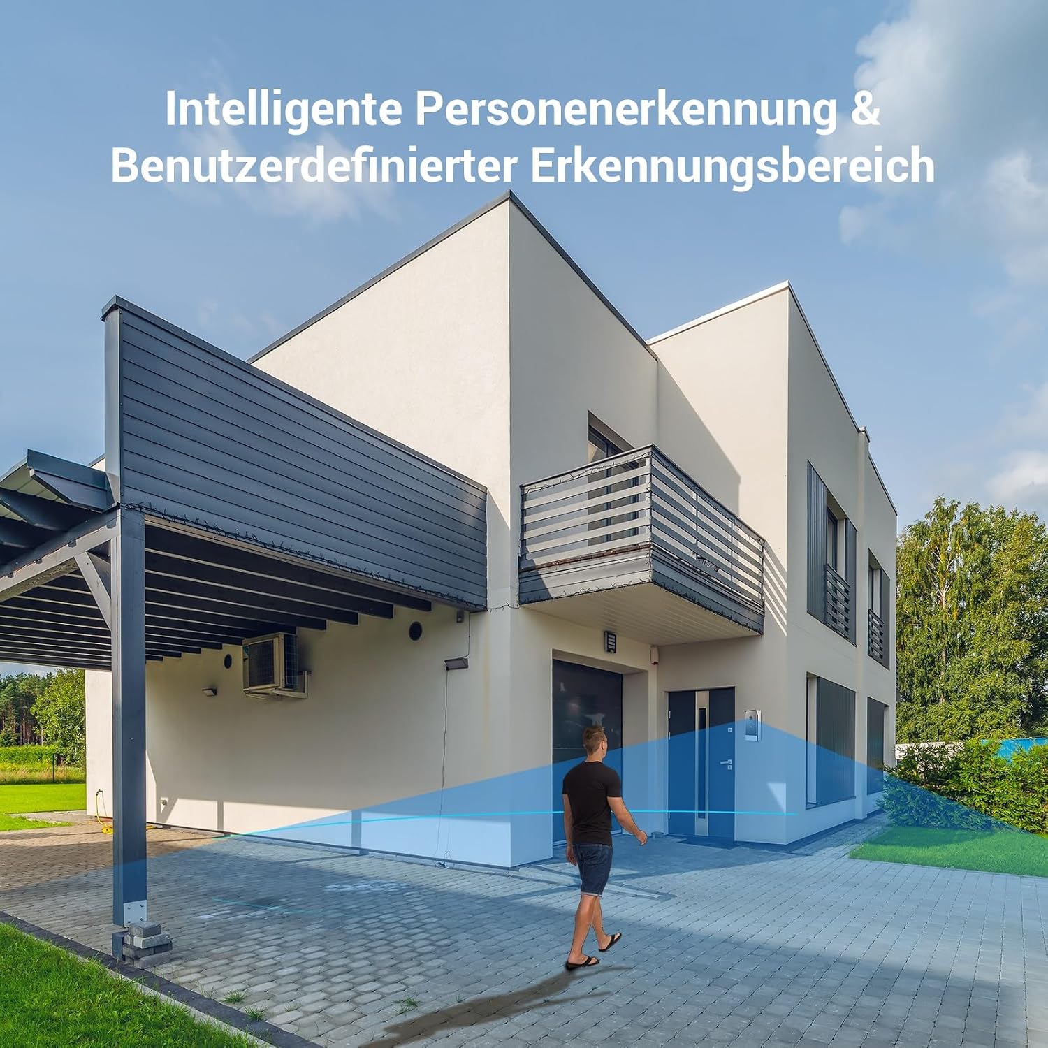 EZVIZ CP7 2K Video Türsprechanlage mit 7" Touchscreen Türklingel mit Kamera – Bild 3