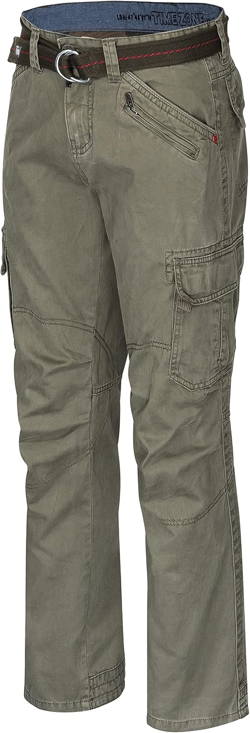 Timezone BenitoTZ Herren Cargohose Benito mit Stoffgürtel – Bild 3