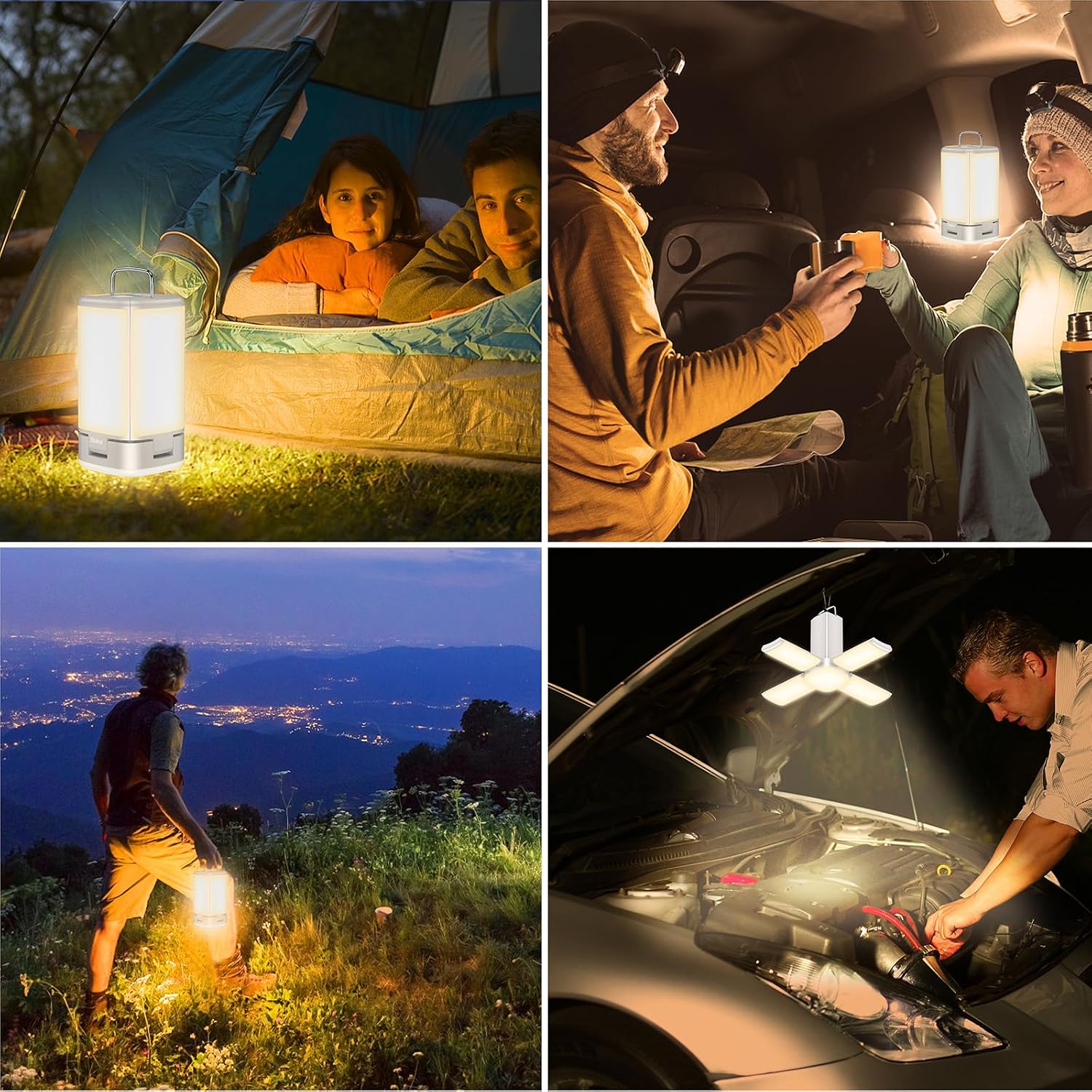 Blukar LED Campinglampe, Superhell 116 LEDs Camping Laterne mit 7 Lichtmodi – Bild 7