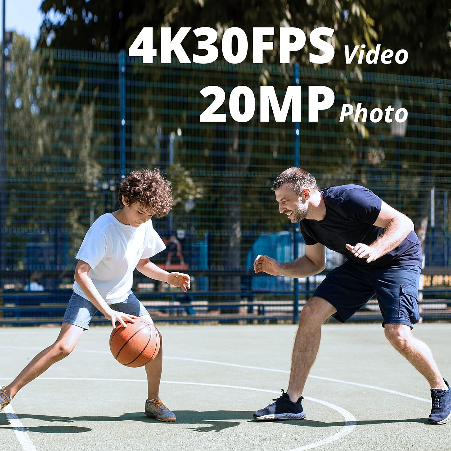 AKASO Action Cam 4K30FPS 20MP mit 128GB Speicherkarte 40M Unterwasserkamera – Bild 3