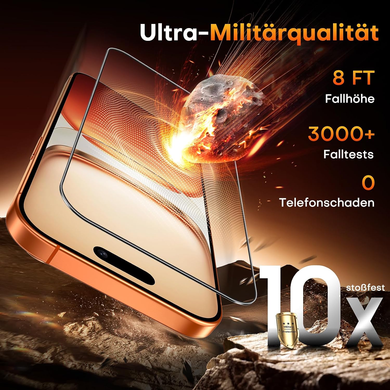 TOCOL für iPhone 17 Pro Max für Panzerglas 6,9 Zoll, Einfache Montage – Bild 5