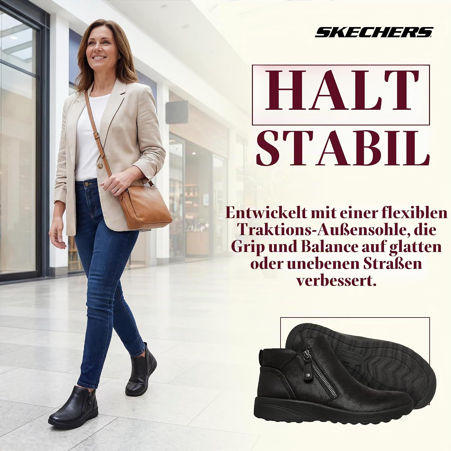 Skechers Damen Lovely Vibe Fall in BloomStiefelette – Bild 9