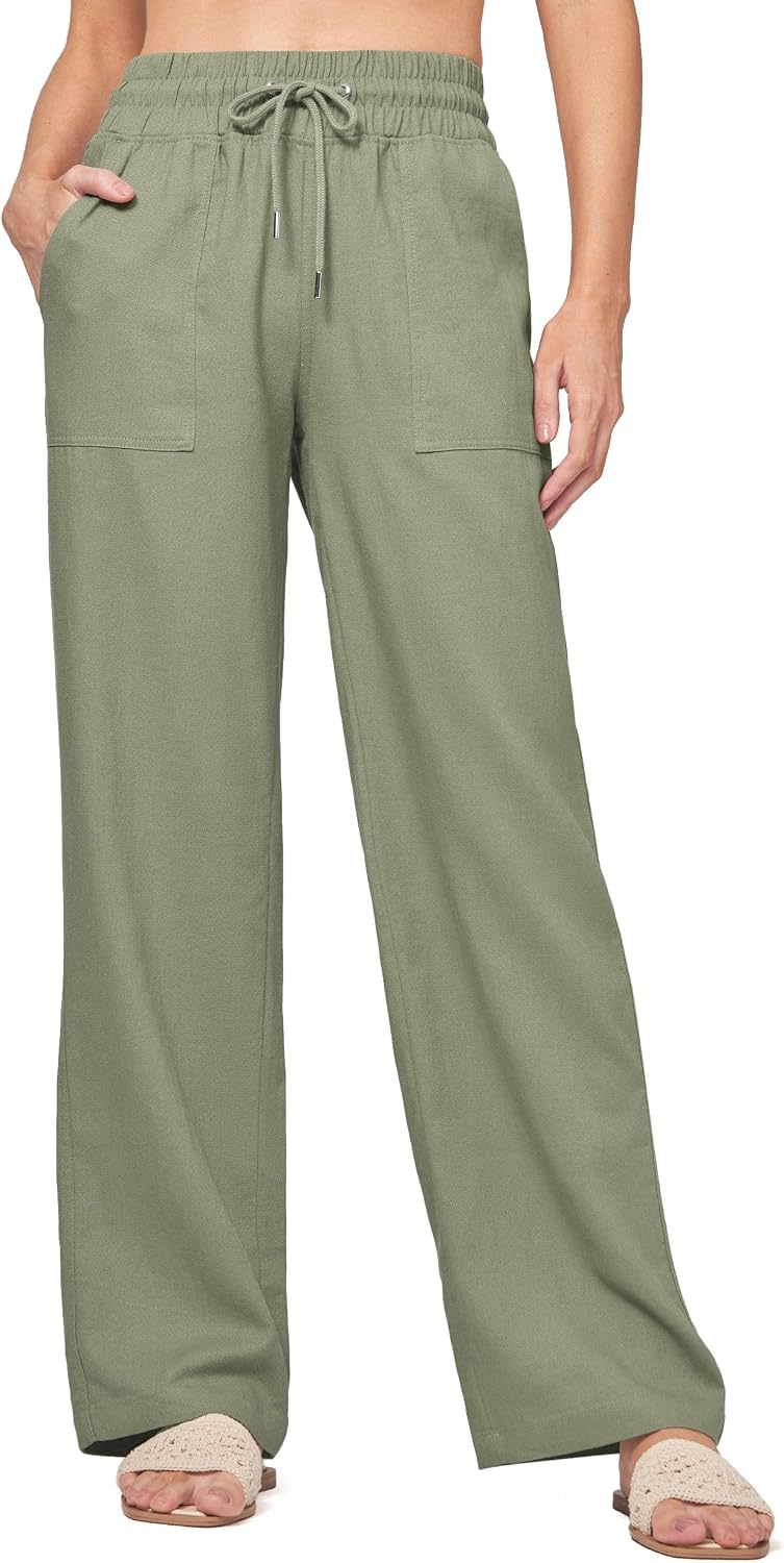 WILLIT Leinenhose Damen Hose Sommerhose Freizeithose – Bild 2