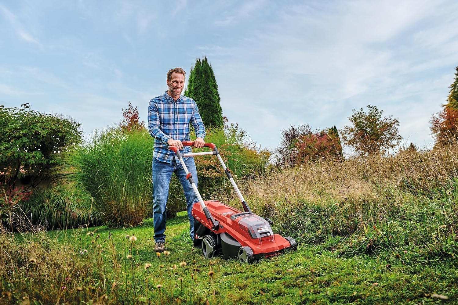 Einhell Akku-Rasenmäher RASARRO 36/42 Kit – Bild 4