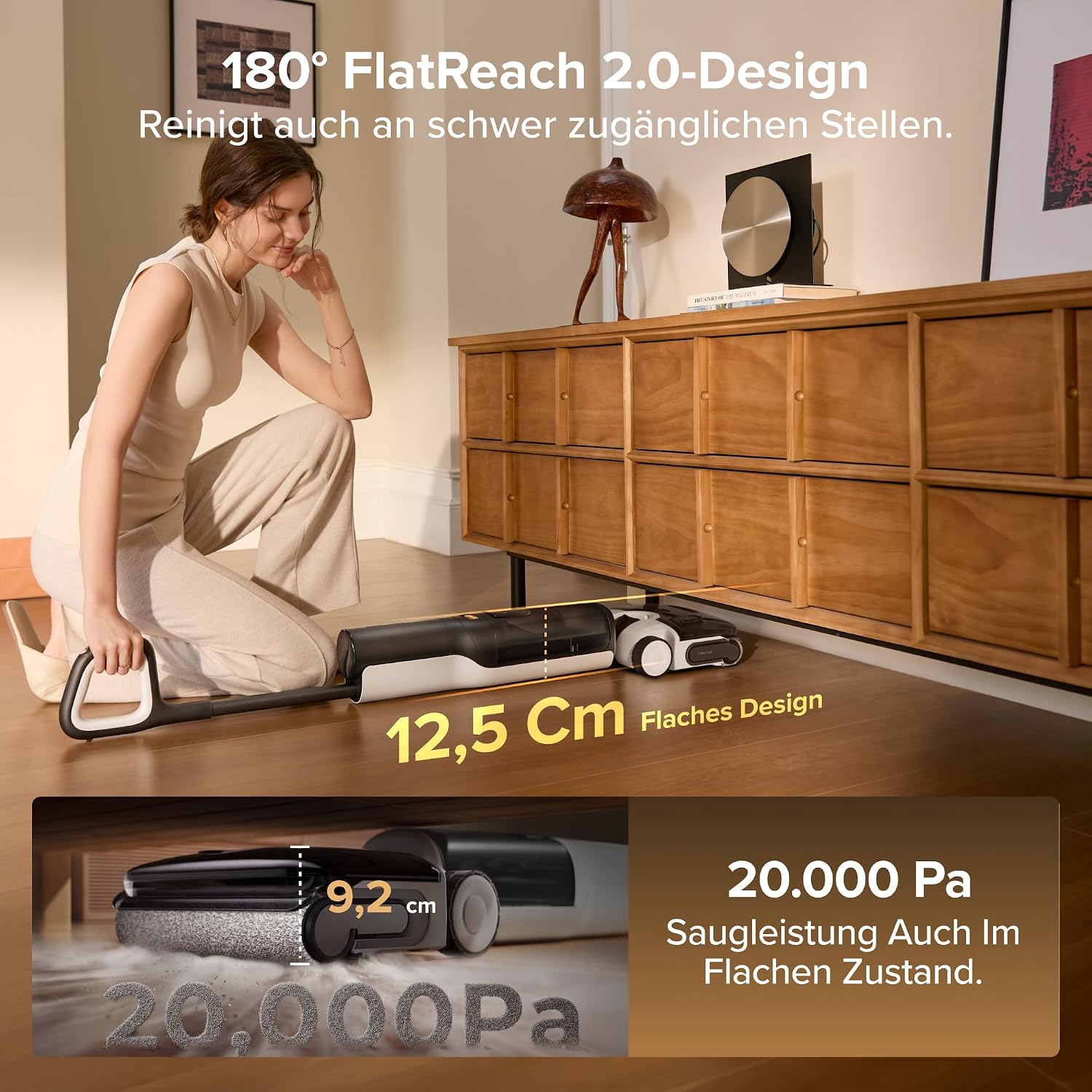 roborock F25 LT Gen 2 Nass Trockensauger, 20.000 Pa, 60 Min Laufzeit – Bild 7