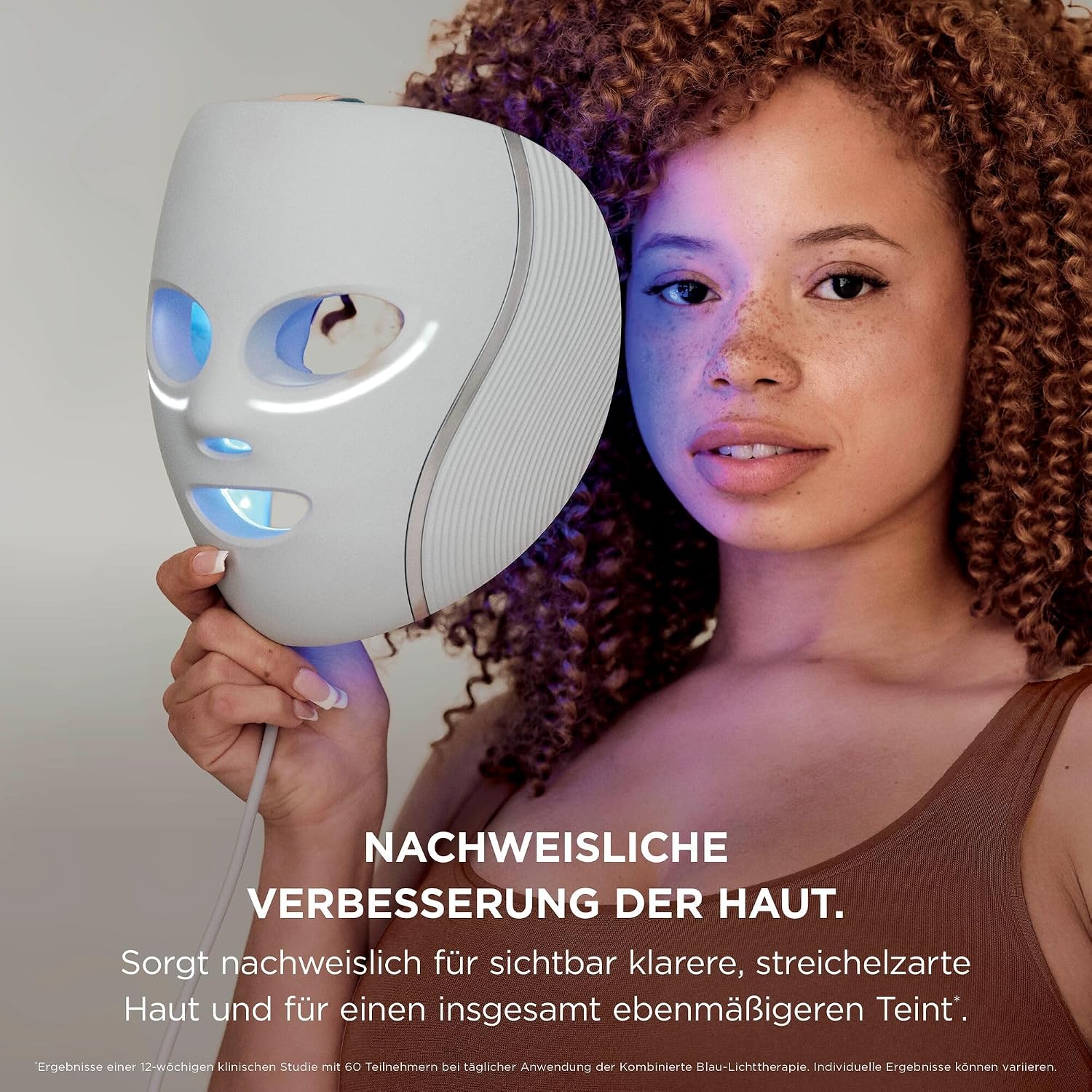 Shark CryoGlow LED-Gesichtsmaske, Augenpartie-Kühlung, Kühles Lila – Bild 12