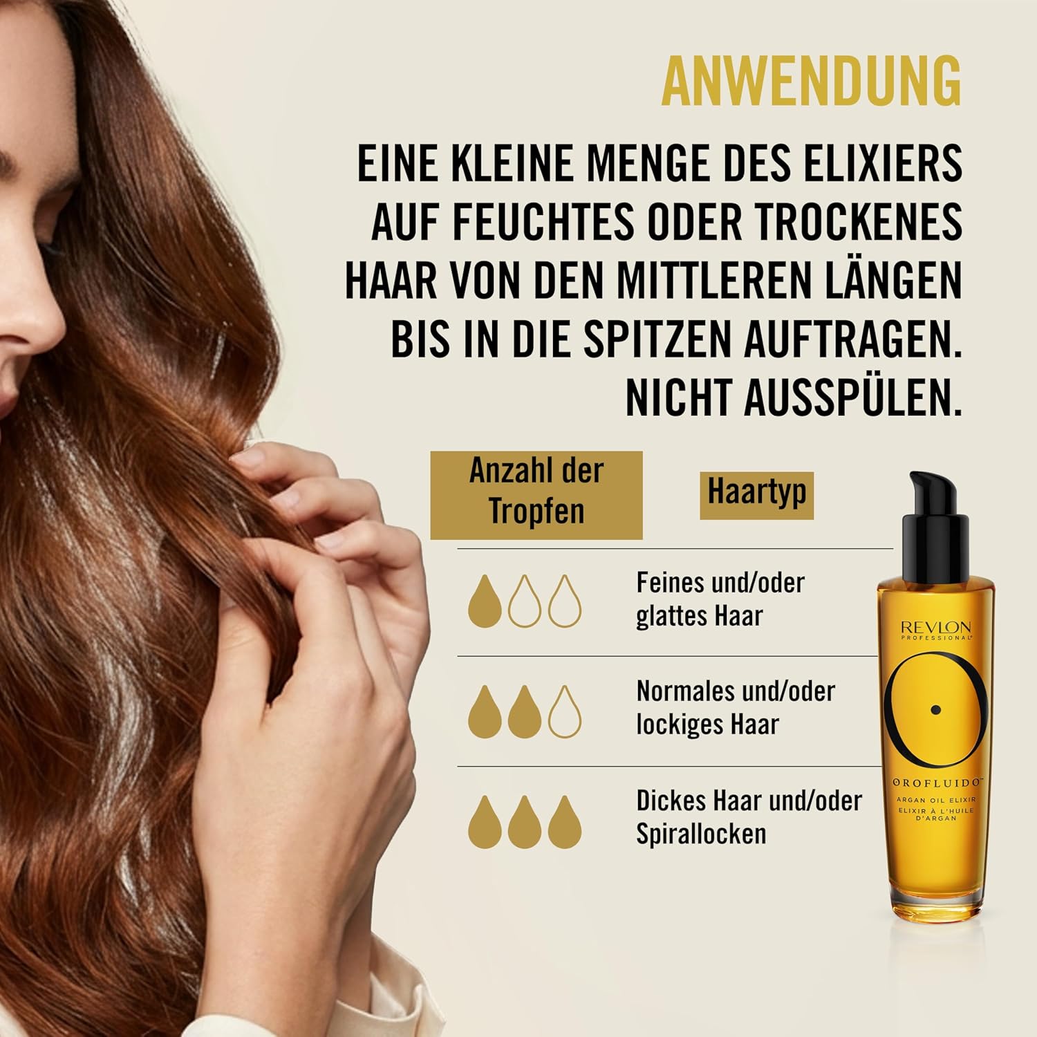 REVLON PROFESSIONAL Orofluido Argan Oil Elixir, 85 ml, nährende Leave in Haarpflege mit Arganöl – Bild 7