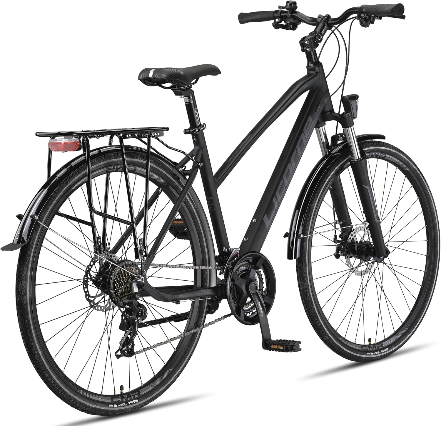 Licorne Bike Premium Touring Trekking Bike in 28 Zoll Aluminium Scheibenbremse Fahrrad für Jungen, Mädchen, Damen und Herren - 21 Gang-Schaltung - Mountainbike - Crossbike – Bild 7
