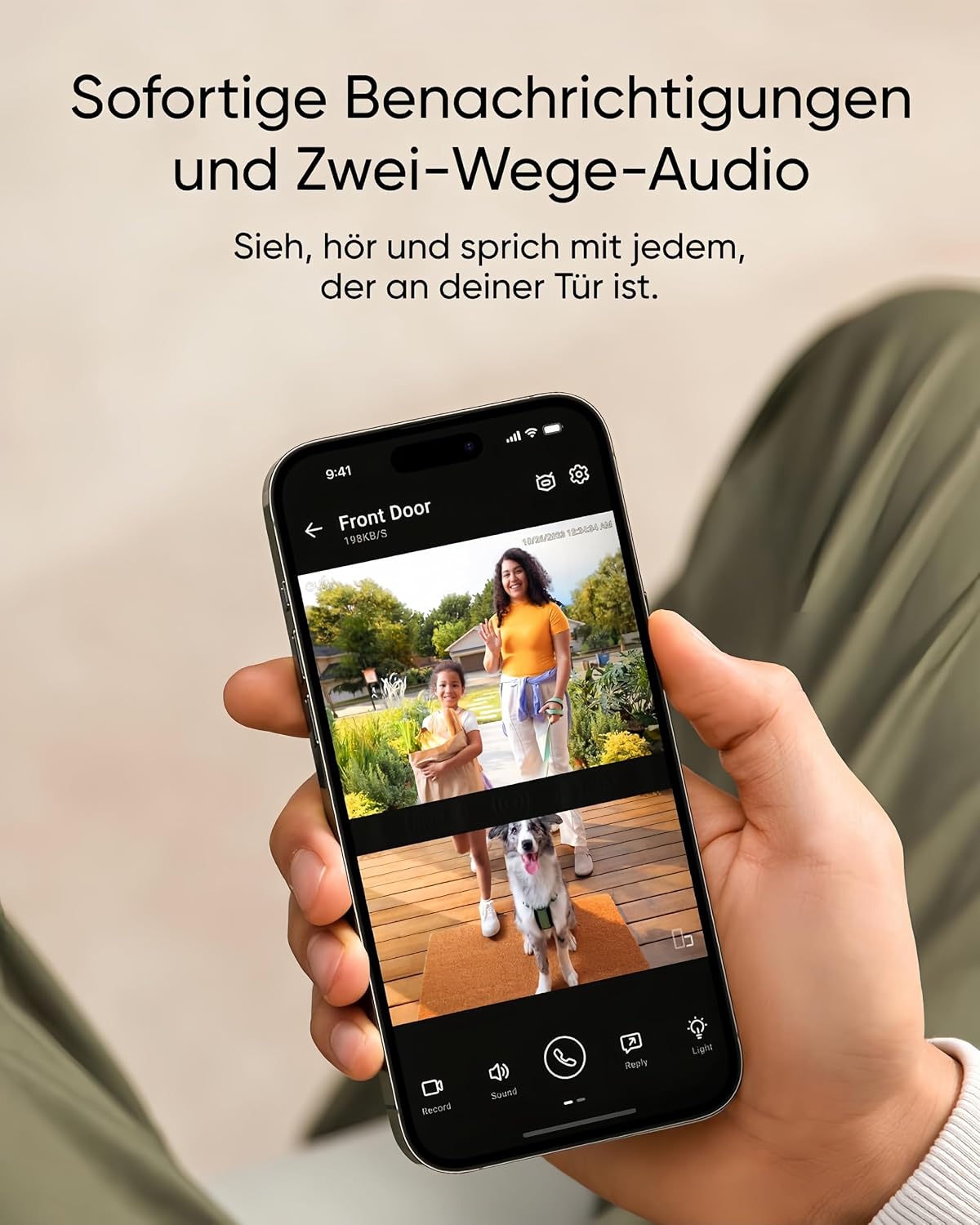 eufy Video türklingel E340, Video-Türklingel, 2K Full HD Farbnachtsicht – Bild 2