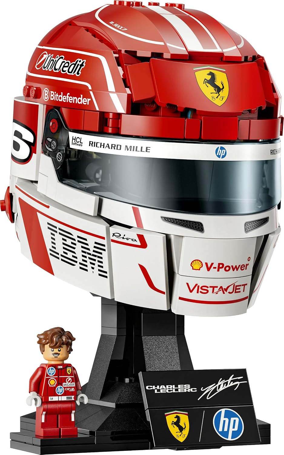 LEGO Editions Scuderia Ferrari HP Charles Leclerc Helm 43014 – Bild 9