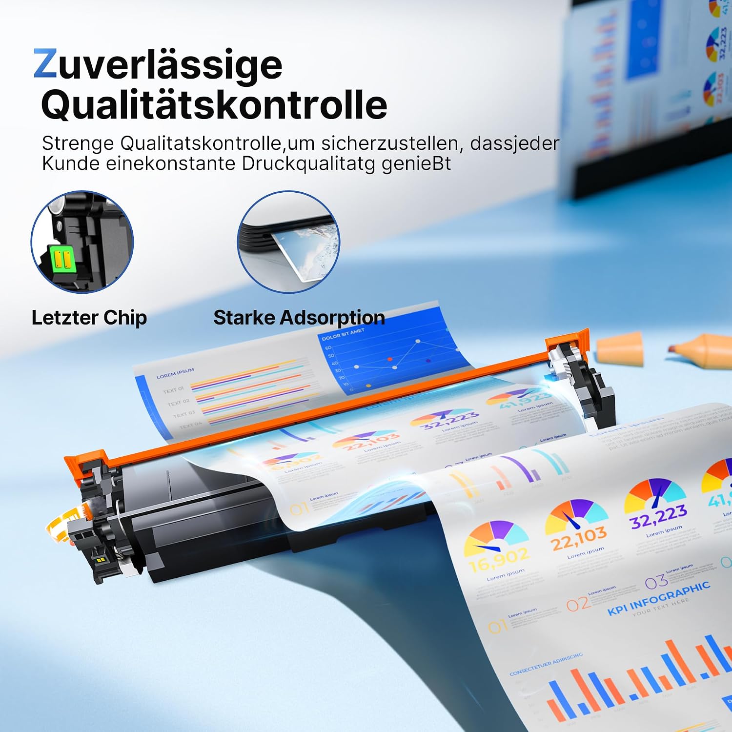 220X 220A Toner Mit Chip Kompatibel für HP Color LaserJet Pro MFP 4302FDW – Bild 5