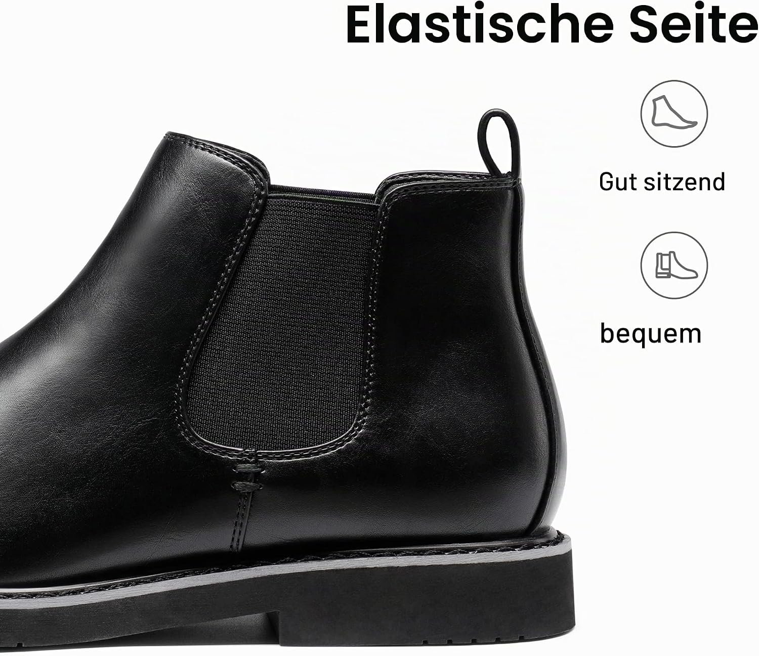 Bruno Marc Herren Stiefel Chelsea Boots Stiefeletten – Bild 4