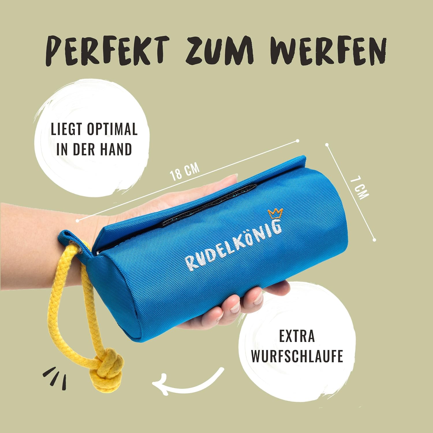 Rudelkönig Futterbeutel Hundetraining - Apportierbeutel für Hunde – Bild 3