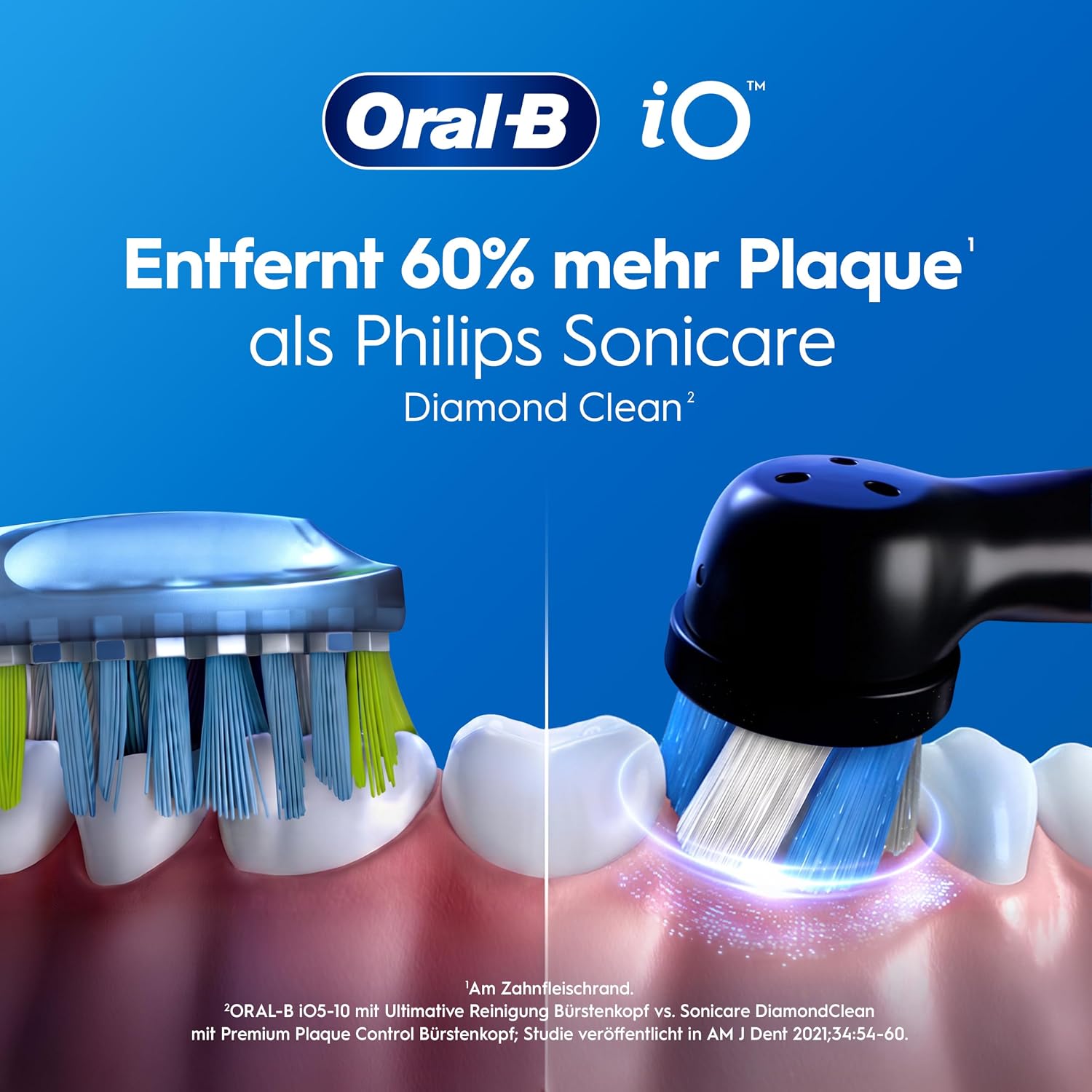 Oral-B iO Series 2 Elektrische Zahnbürste, Schwarz – Bild 9
