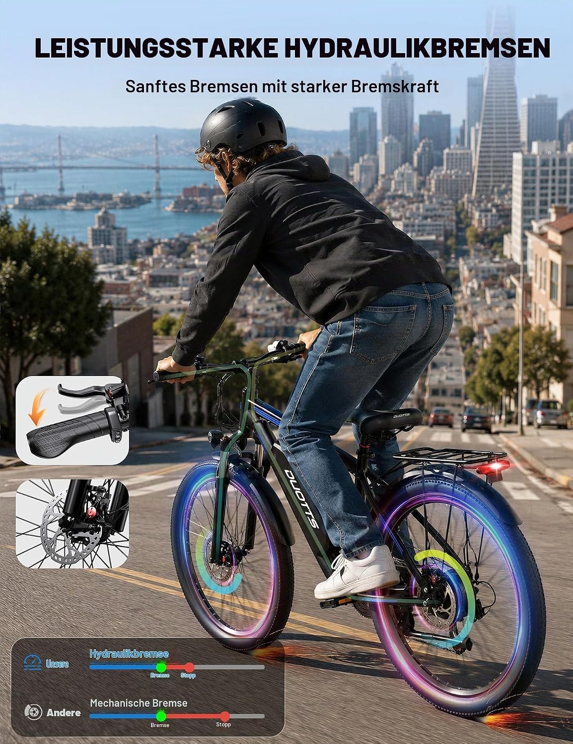 C29 Pro Elektrofahrrad 29 Zoll E Mountainbike Erwachsene Autonomie 80–120km – Bild 5