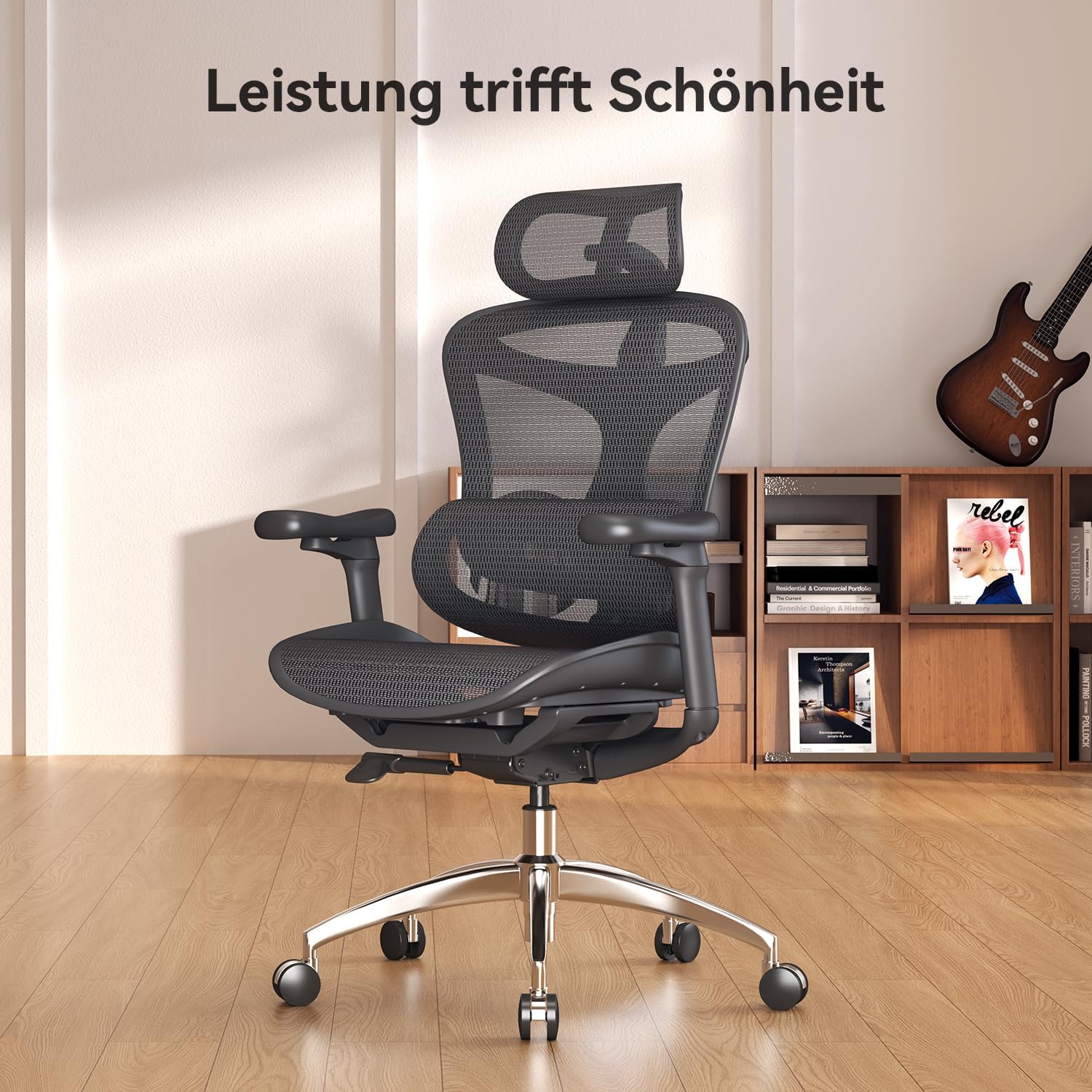 SIHOO Doro C300 Bürostuhl Ergonomisch mit Dynamischer Lendenwirbelstütze – Bild 4