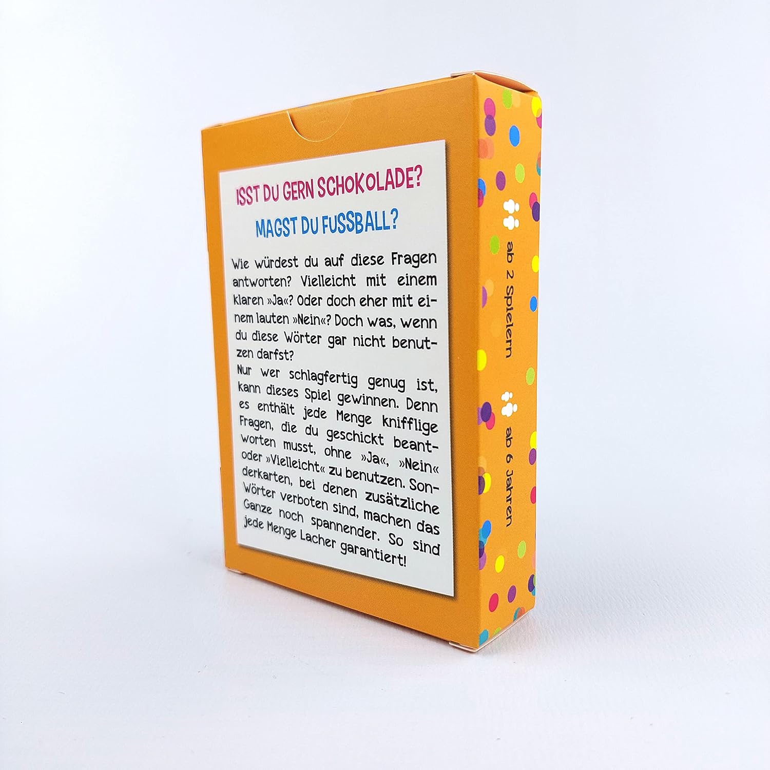 Pass auf, was du sagst – Die Kinderedition: Wer bei diesem Spiel »Ja«, »Nein« oder »Vielleicht« sagt, verliert! | Das Original. Das perfekte Geschenk. Für Kinder ab 6 Jahren – Bild 3