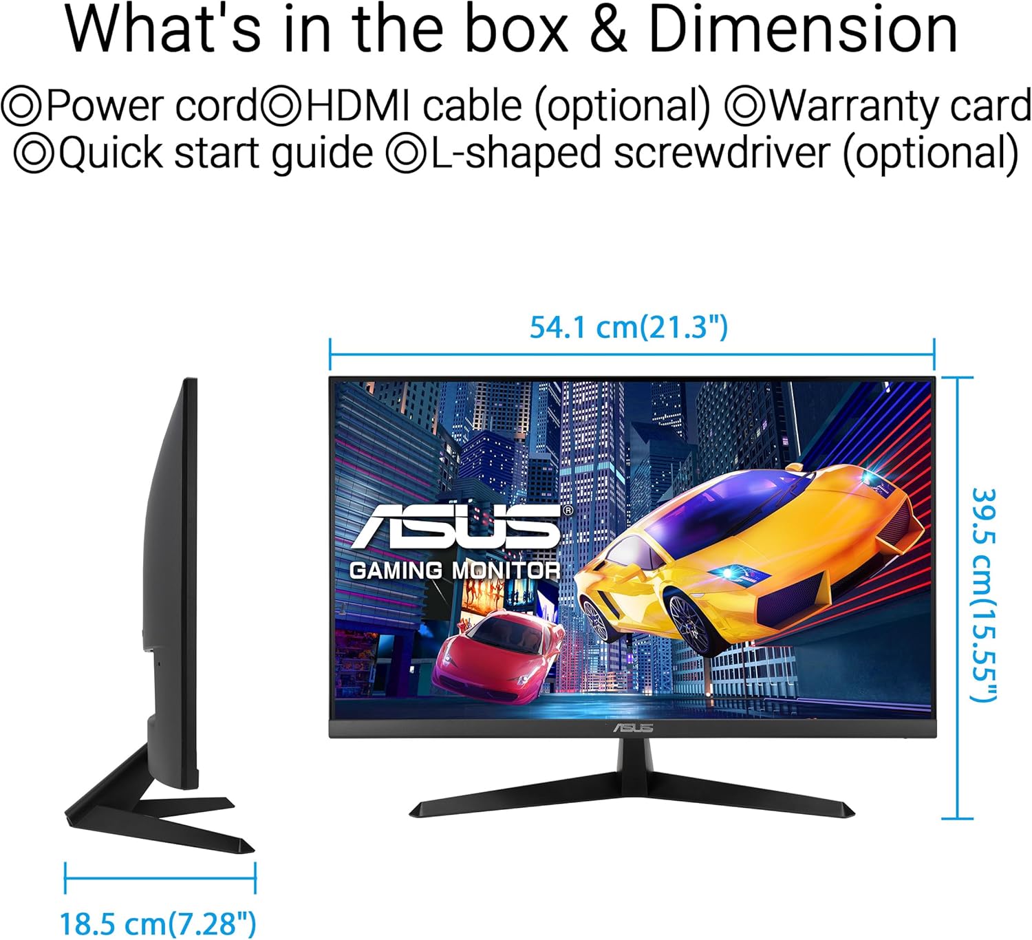 ASUS VY249HGR 24 Zoll Full HD IPS 120Hz Eye Care Monitor – Bild 7