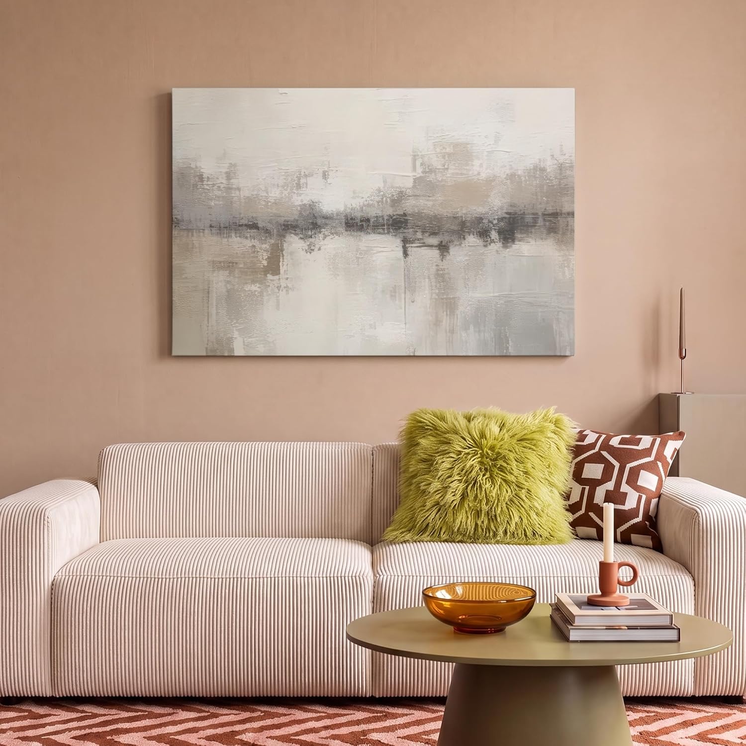MuchoWow© Leinwand Bilder Groß XXL Wanddeko Wohnzimmer Aesthetic Room Decor – Bild 2