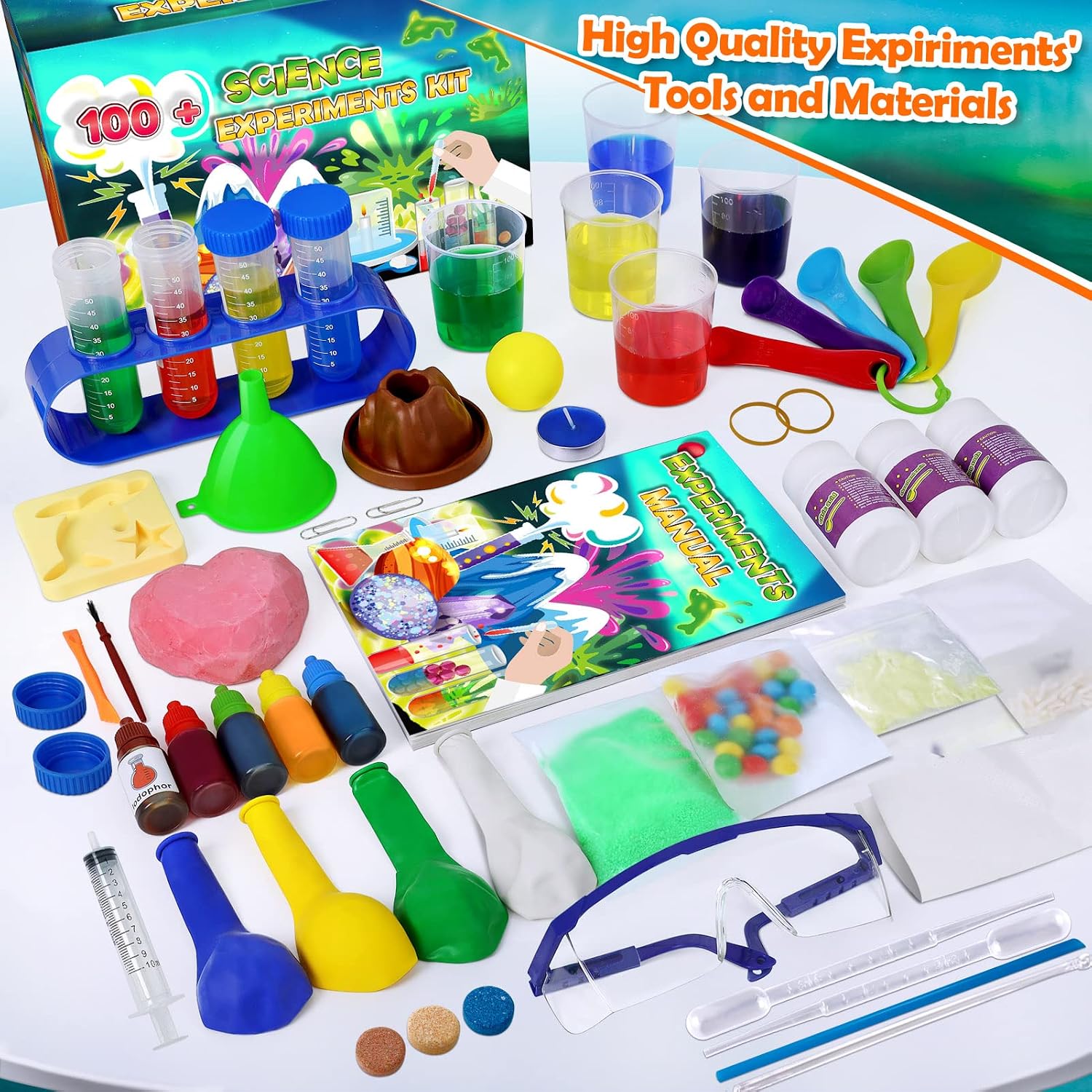 UNGLINGA 100+ Experimente Wissenschaft Kit für Kinder – Bild 2