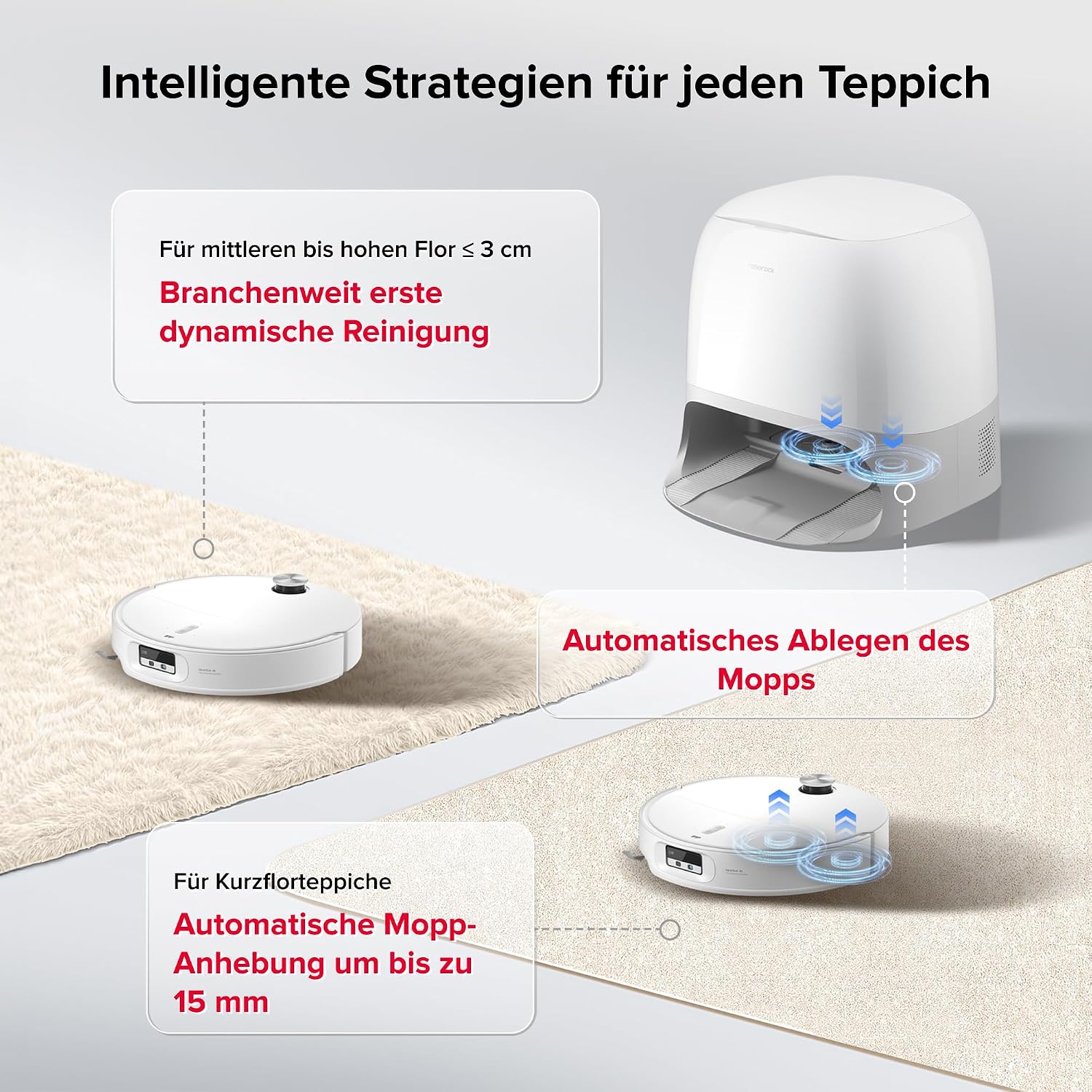 roborock Qrevo Curv 2 Pro Saugroboter mit Wischfunktion&Hebarem Wischmopp – Bild 9