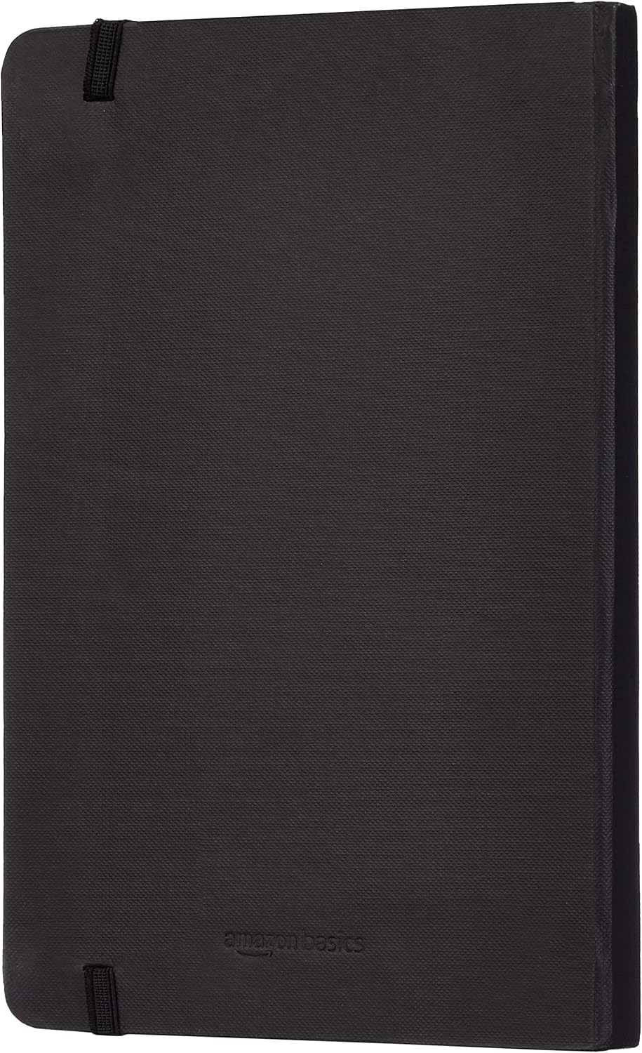 Amazon Basics A5 Notizbuch mit 240 linierten Seiten, Schwarz – Bild 7