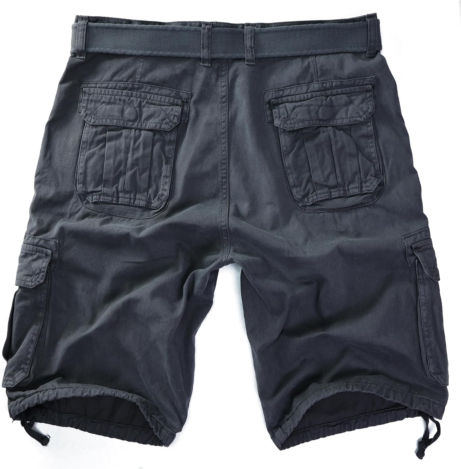 Vintage Herren Cargo Shorts Kurze Hosen inkl. Gürtel – Bild 3