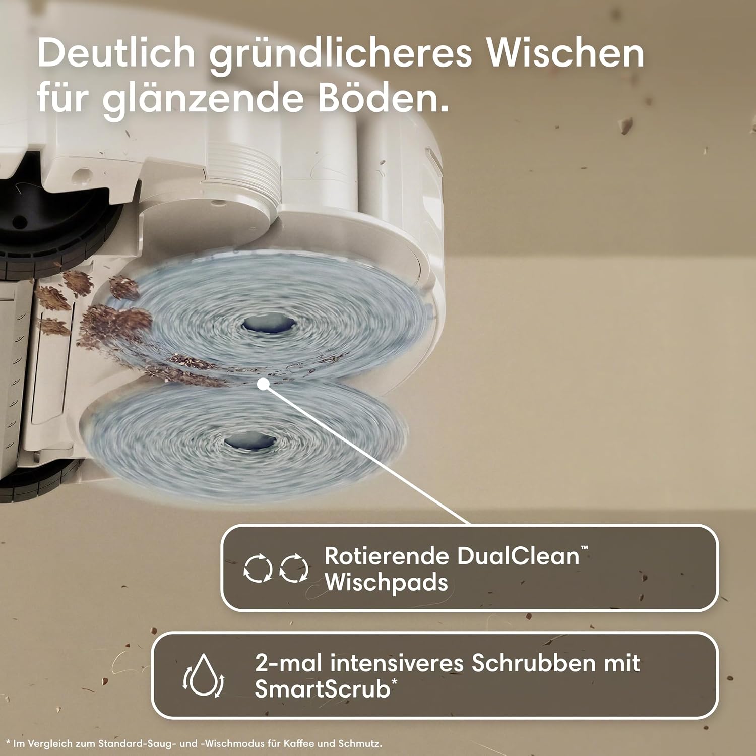 iRobot Roomba Plus 416 Saugroboter, AutoWash Basis, Rotierende Wischtücher – Bild 9