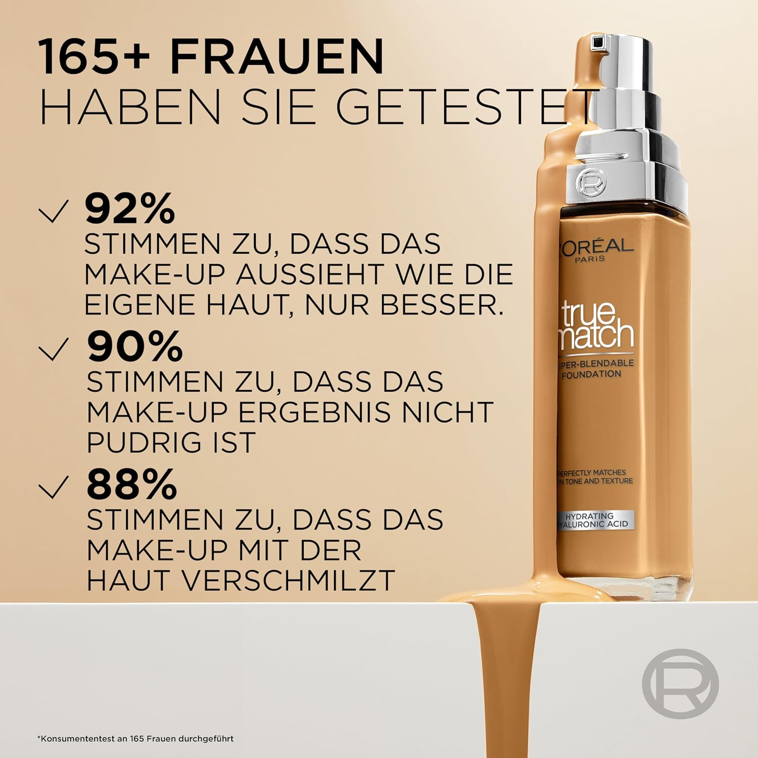 L'Oréal Paris Flüssige Foundation, 2.N Neutral Light, 30 ml – Bild 3