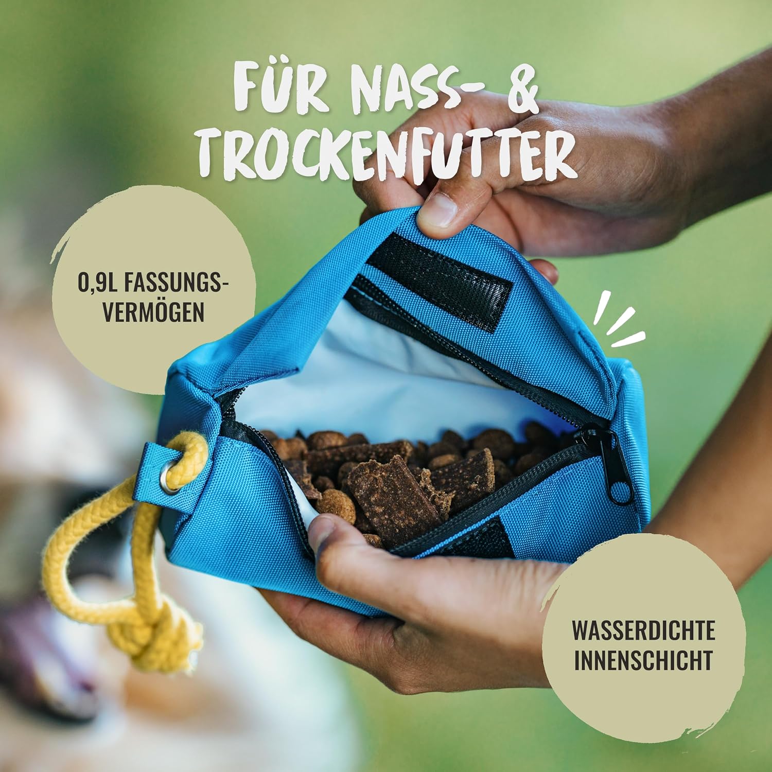 Rudelkönig Futterbeutel Hundetraining - Apportierbeutel für Hunde – Bild 5