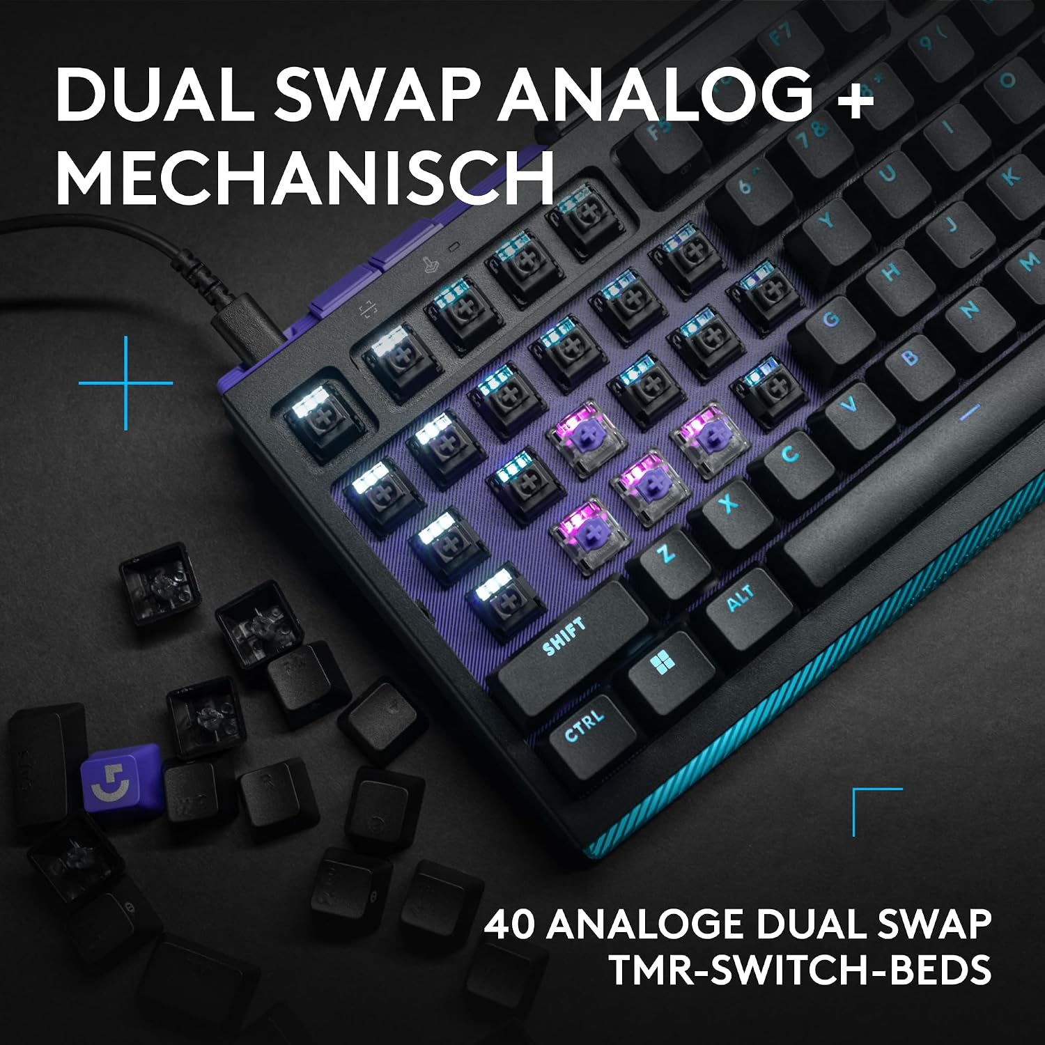 Logitech G G512 X 98 DUAL SWAP (Schwarz) – Bild 2
