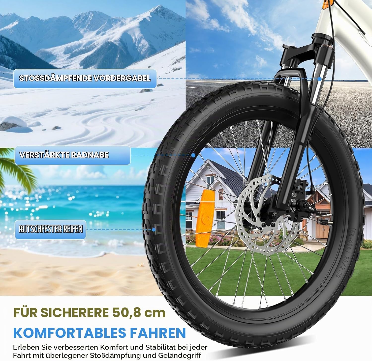 EVERCROSS EM5 Kinder Fahrrad, 20 Zoll Mountainbike mit 7-Gang Schaltung – Bild 4