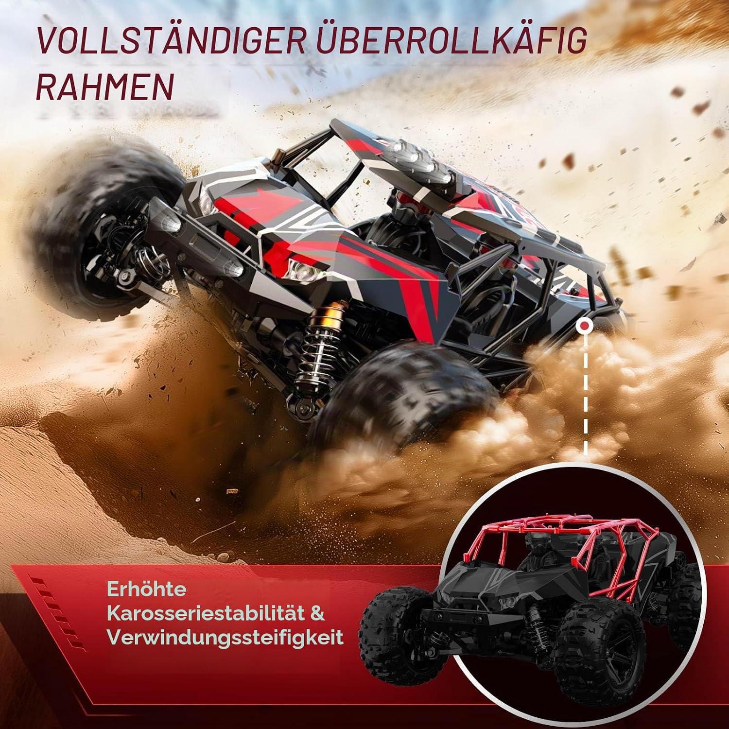 Ferngesteuertes Auto Erwachsene 1:14 Brushless RC Auto RC Car Truck 52 km/h – Bild 6