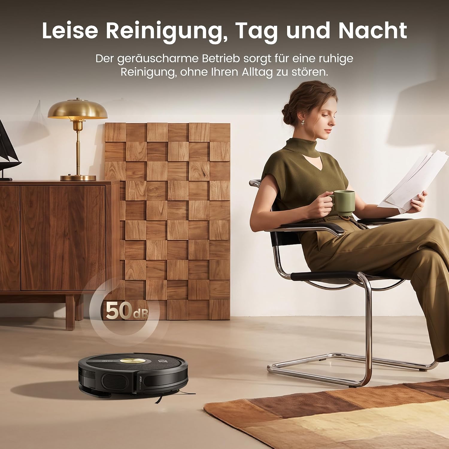 FAMIVAC R10 Saugroboter mit Wischfunktion 3-in-1, 6000pa & 160mins Laufzeit – Bild 7