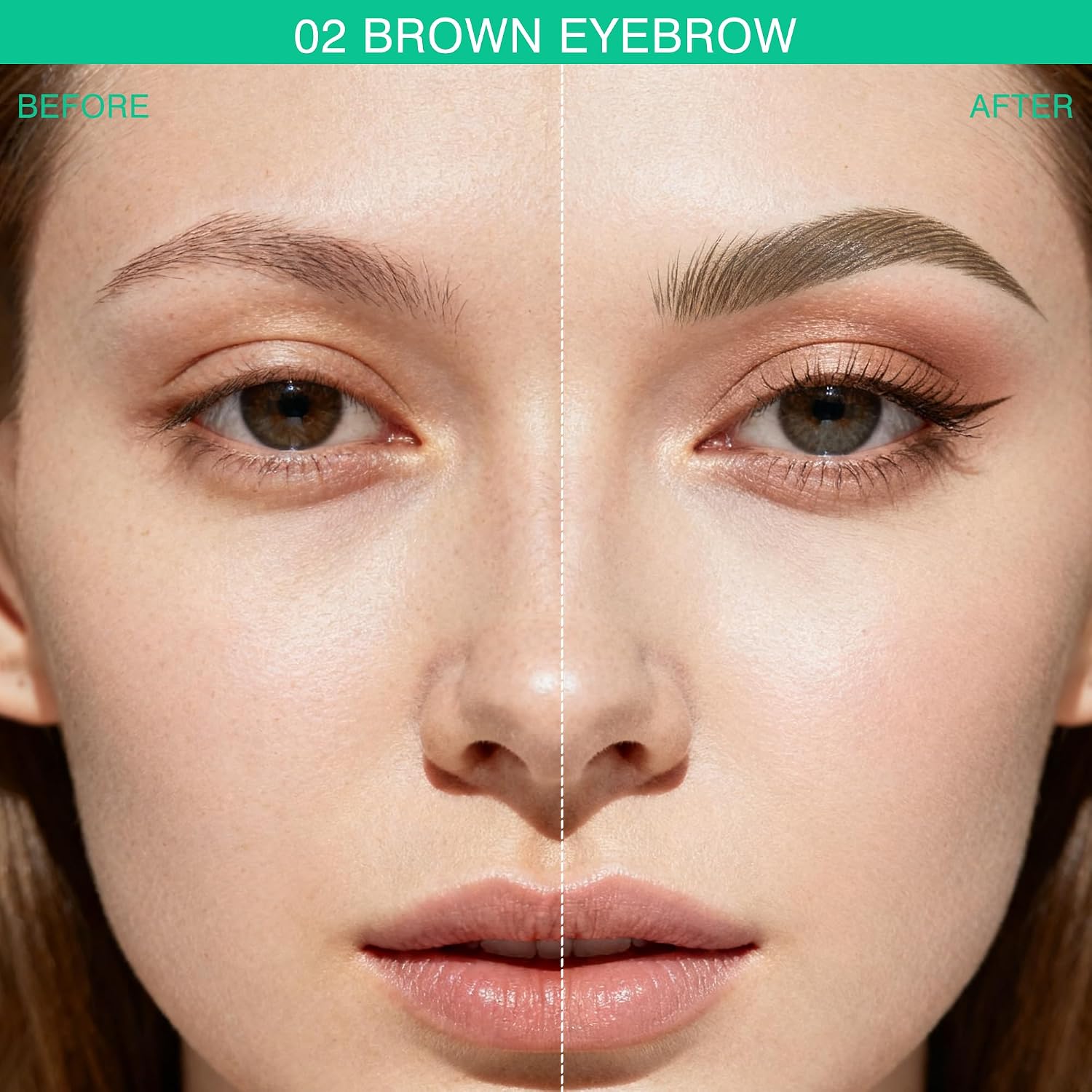 Microblading Augenbrauenstift, Wasserfest & Langanhaltend, Präzise Ultra-Fine Spitze für Natürliche, Volle Augenbrauen, Bis zu 12 Stunden Halt, Cruelty-Free & Vegan (02 Brown) – Bild 2