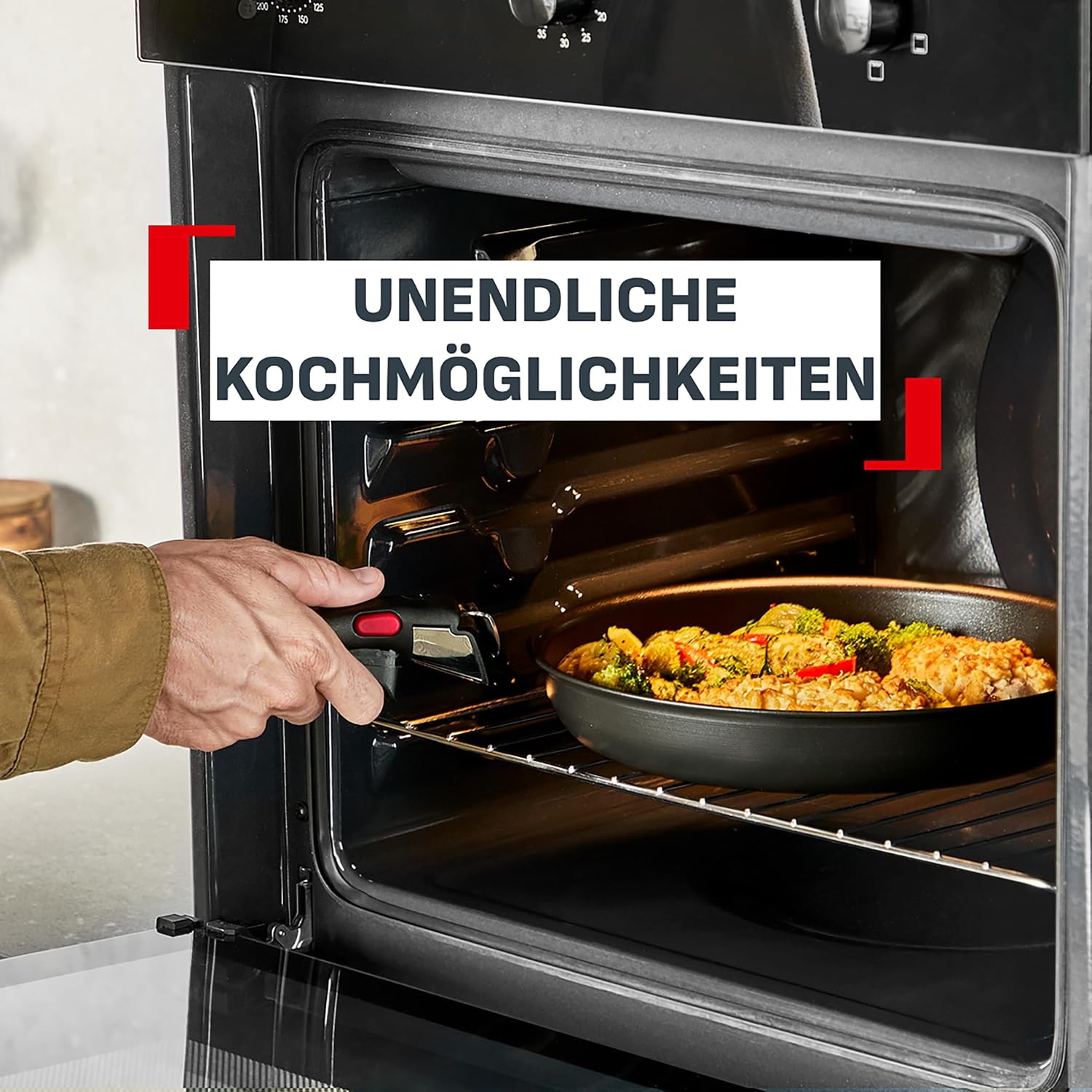 Tefal Ingenio Explore On 7-tlg. Kochgeschirr-Set, stapelbar, platzsparend – Bild 5