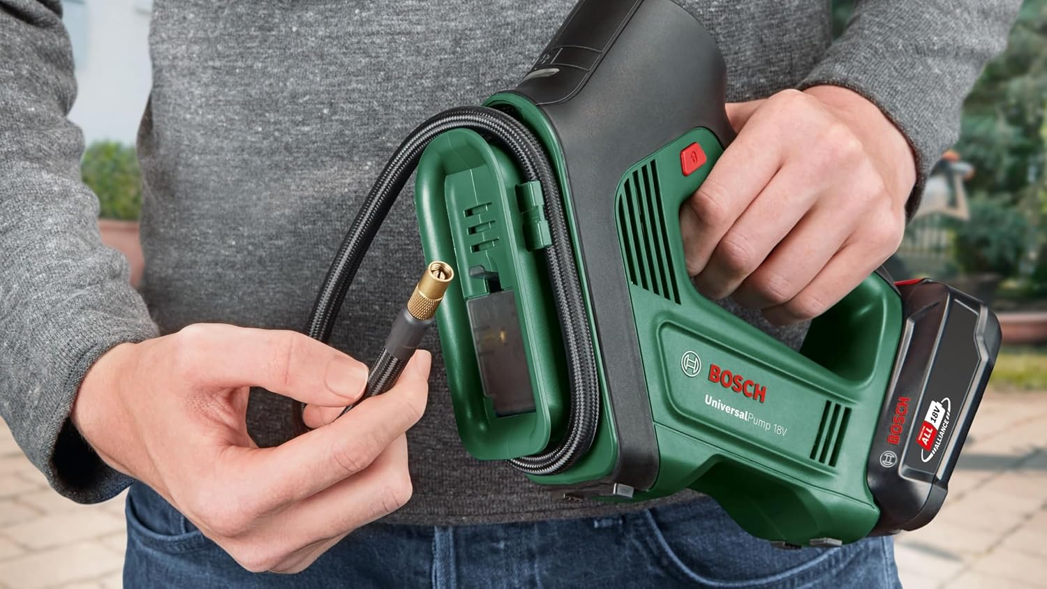 Bosch elektrische Luftpumpe Luftkompressor UniversalPump – Bild 8