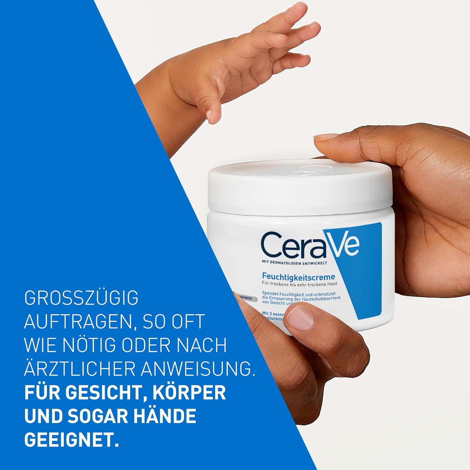 CeraVe Feuchtigkeitscreme für trockene Haut, Körper & Gesicht – Bild 8