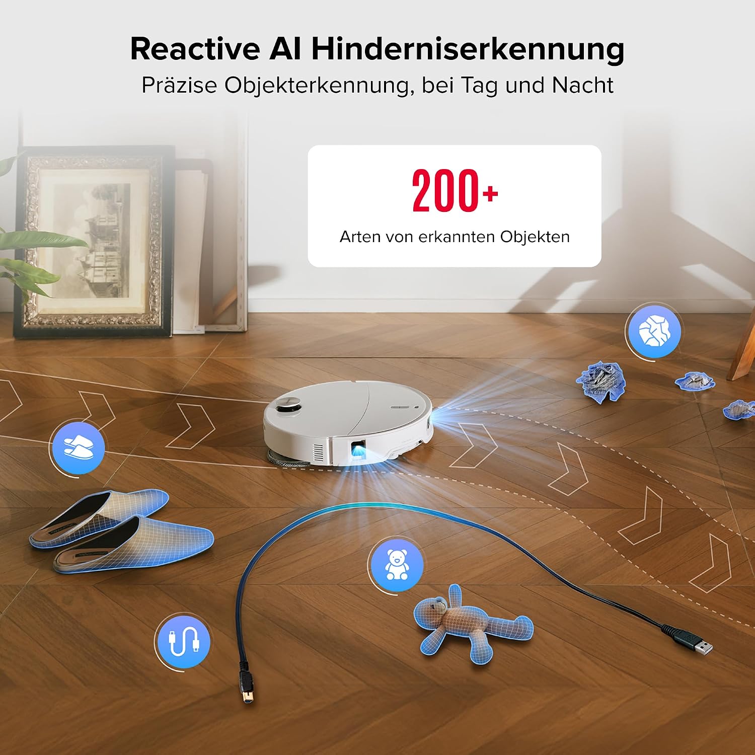 roborock Qrevo Curv 2 Pro Saugroboter mit Wischfunktion&Hebarem Wischmopp – Bild 6