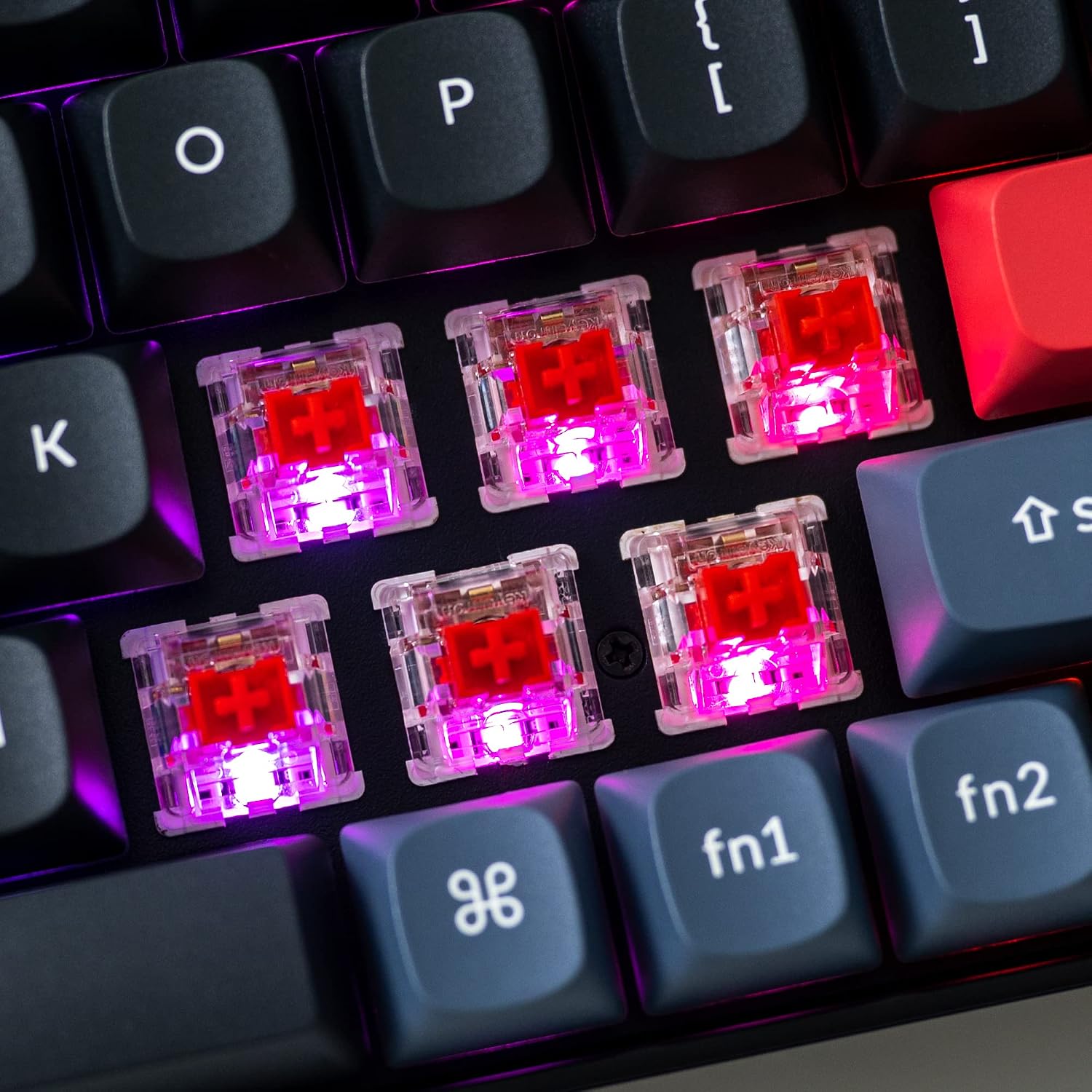 Keychron K6 Pro QMK/VIA kabellose Mechanische Tastatur US ANSI-Layout Hot-Swap-fähig K Pro Rotem Schalter 65% Layout RGB-Hintergrundbeleuchtung – Bild 9