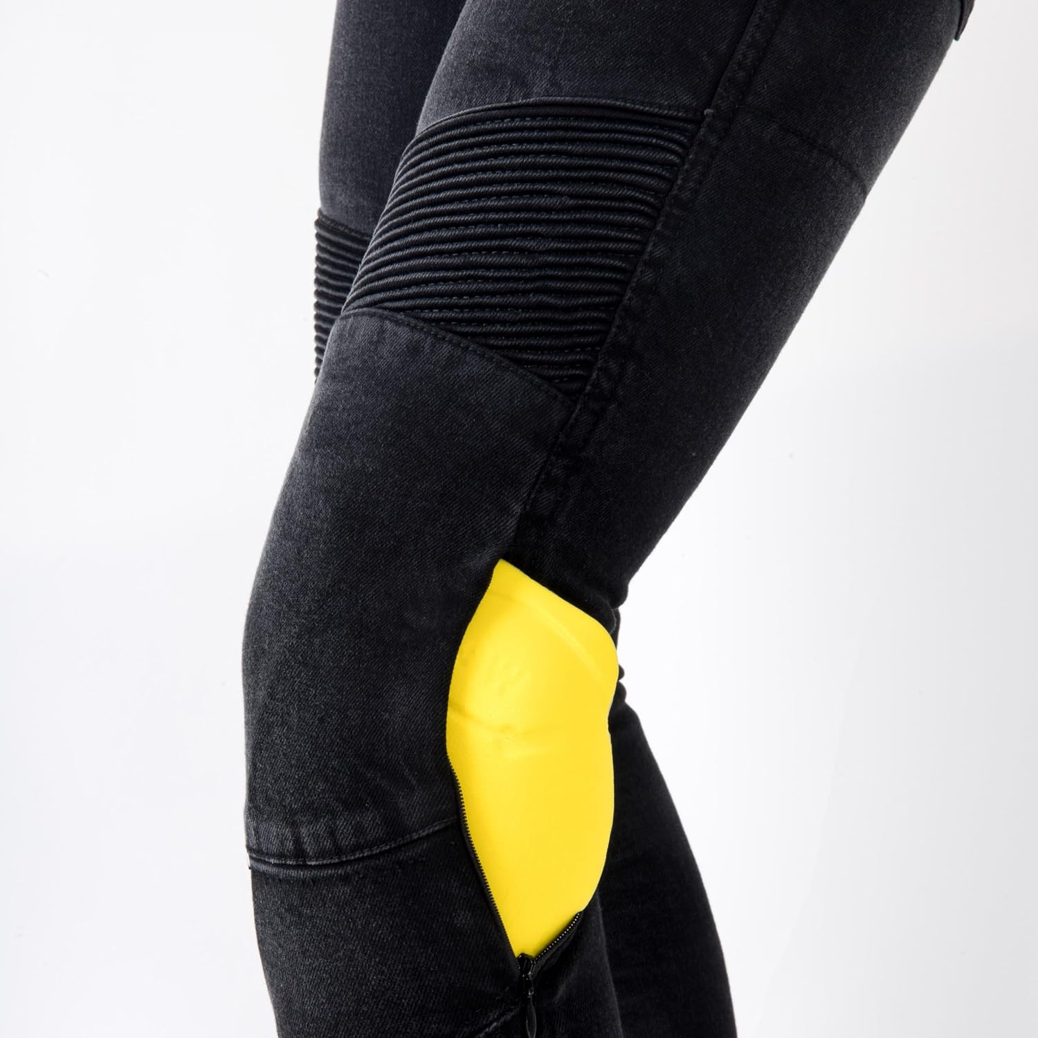 OZONE MOTO Agness II Lady Motorradjeans Damen | Aramidfaser Futter | Knie Protectoren Stufe 2 | Taschen für Hüft und Steißbeinprotektoren | Slim Fit – Bild 6
