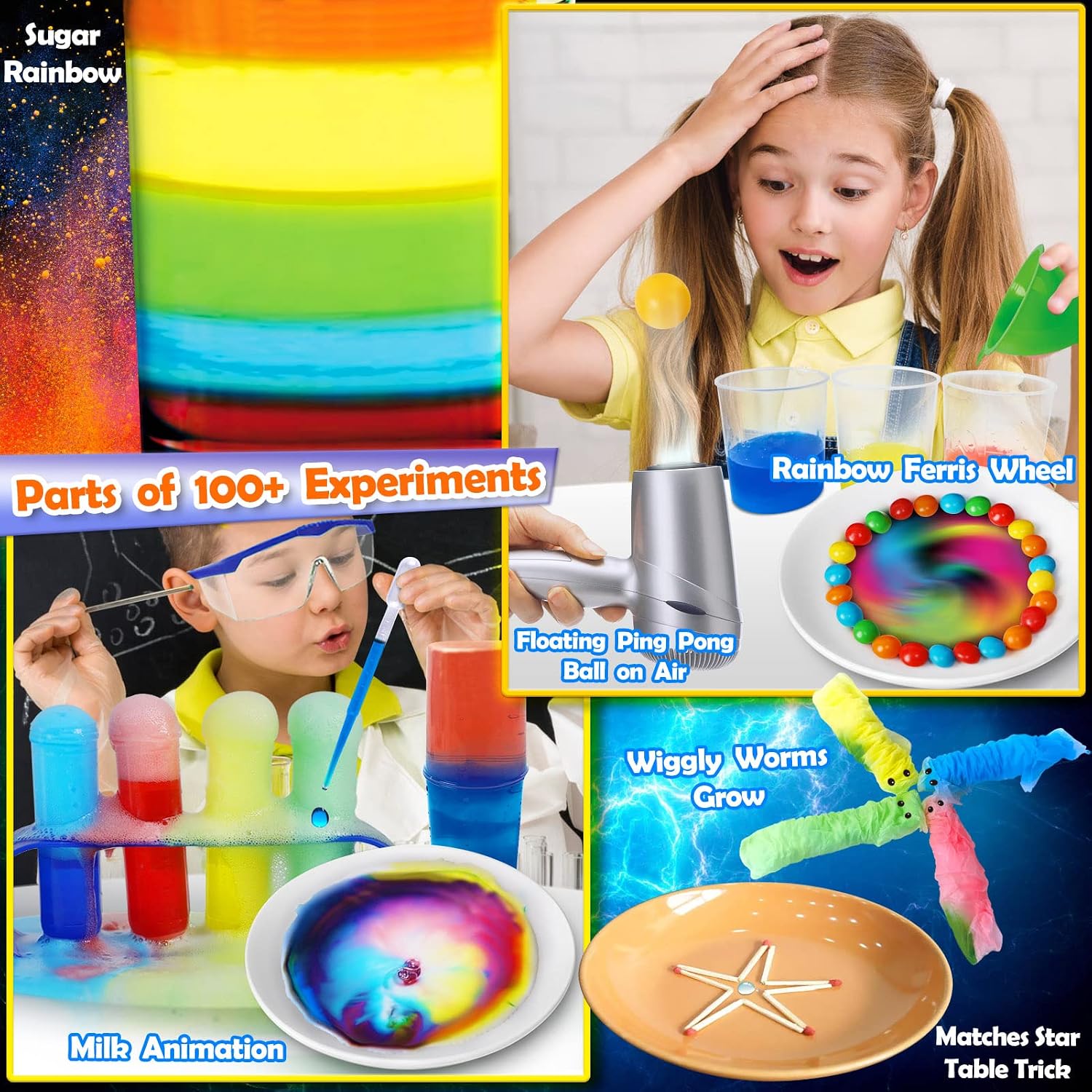 UNGLINGA 100+ Experimente Wissenschaft Kit für Kinder – Bild 6
