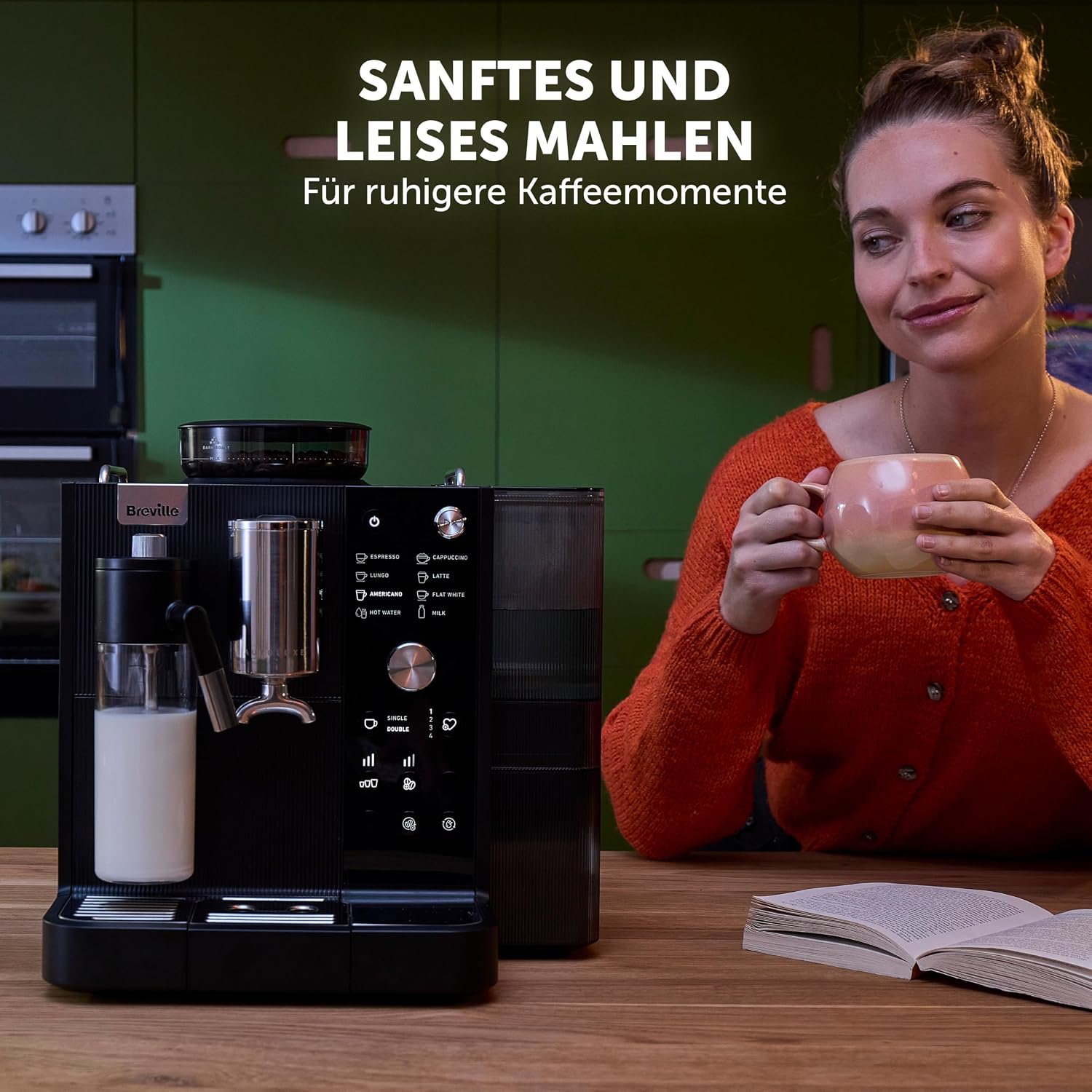 Breville Prima Latte AutoLuxe Espressomaschine, Schwarz – Bild 6